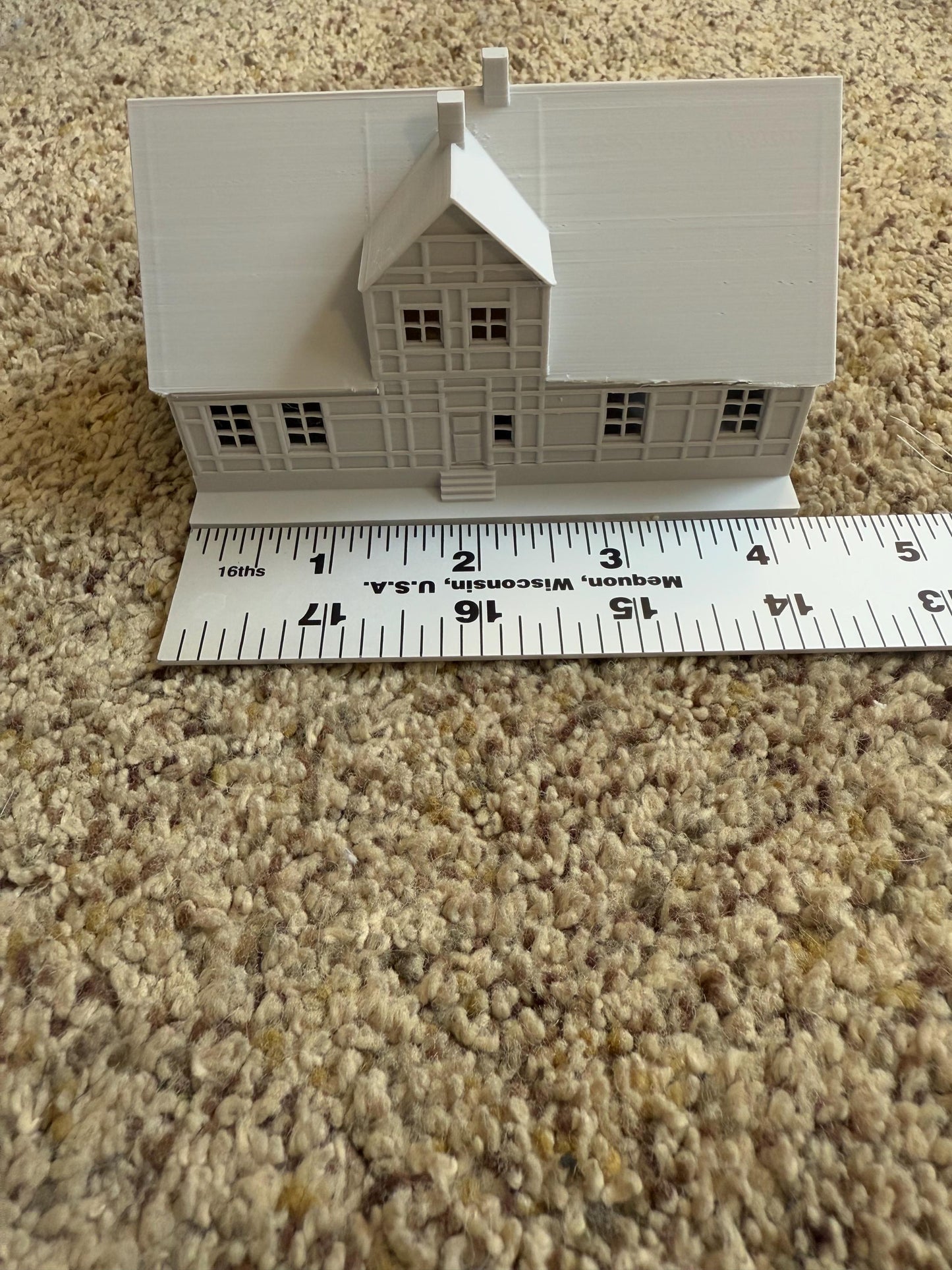 Half Timbered House - N Scale 1:160 | NO ASSEMBLY REQUIRED