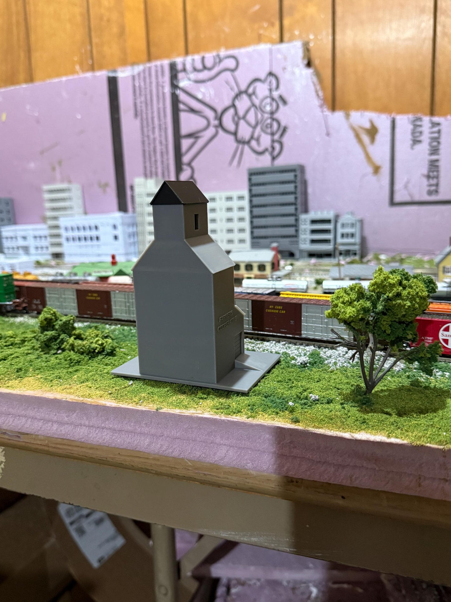 Grain Elevator - N Scale 1:160 | Preassembled - Built Up Building