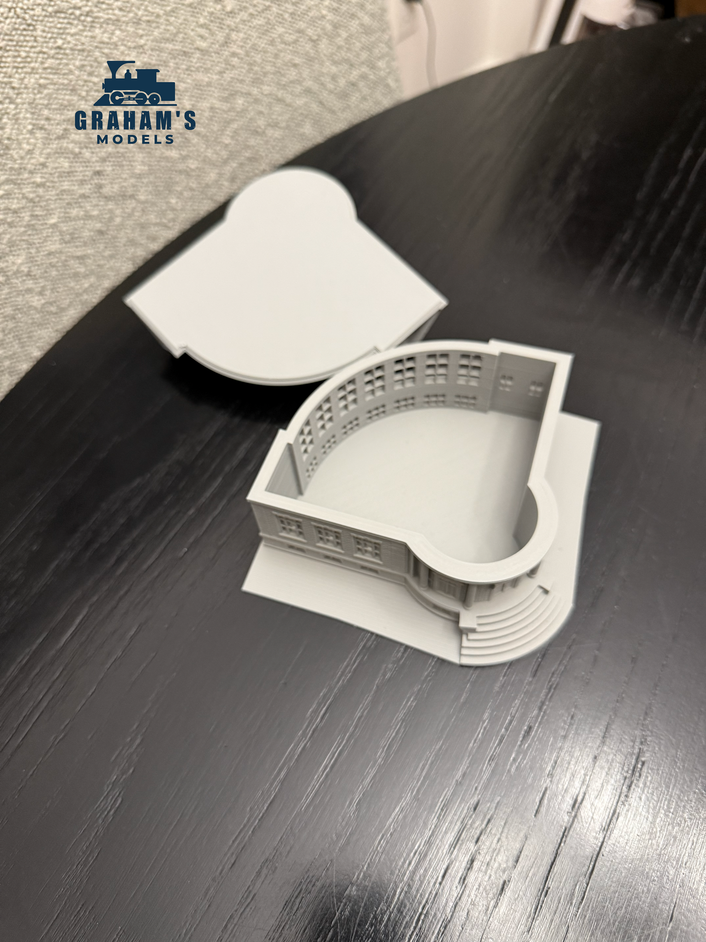 N Scale Library / City Hall - 1:160 Gauge - Preassembled & Built - Graham’s Models