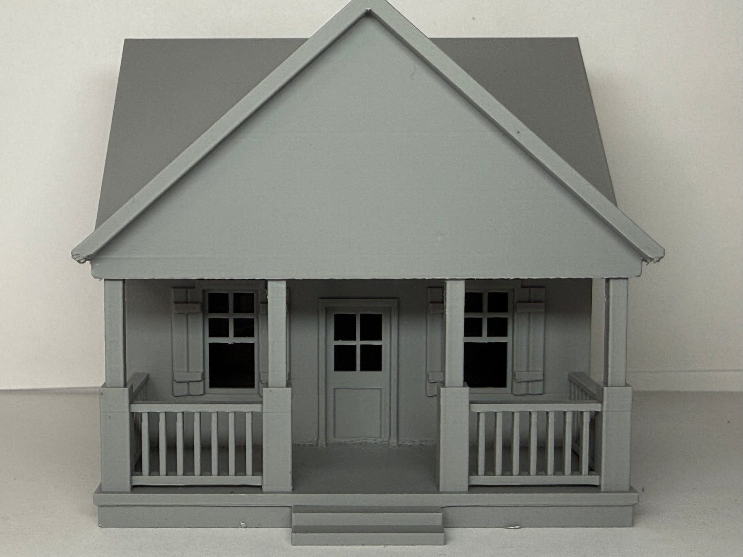 Cozy Craftsman Cottage House (2 Pk) - N Scale 1:160 - | Prebuilt Building - Graham’s Models