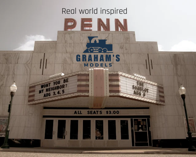 Penn Theatre - N Scale / 1:160 Gauge - Partially Assembled