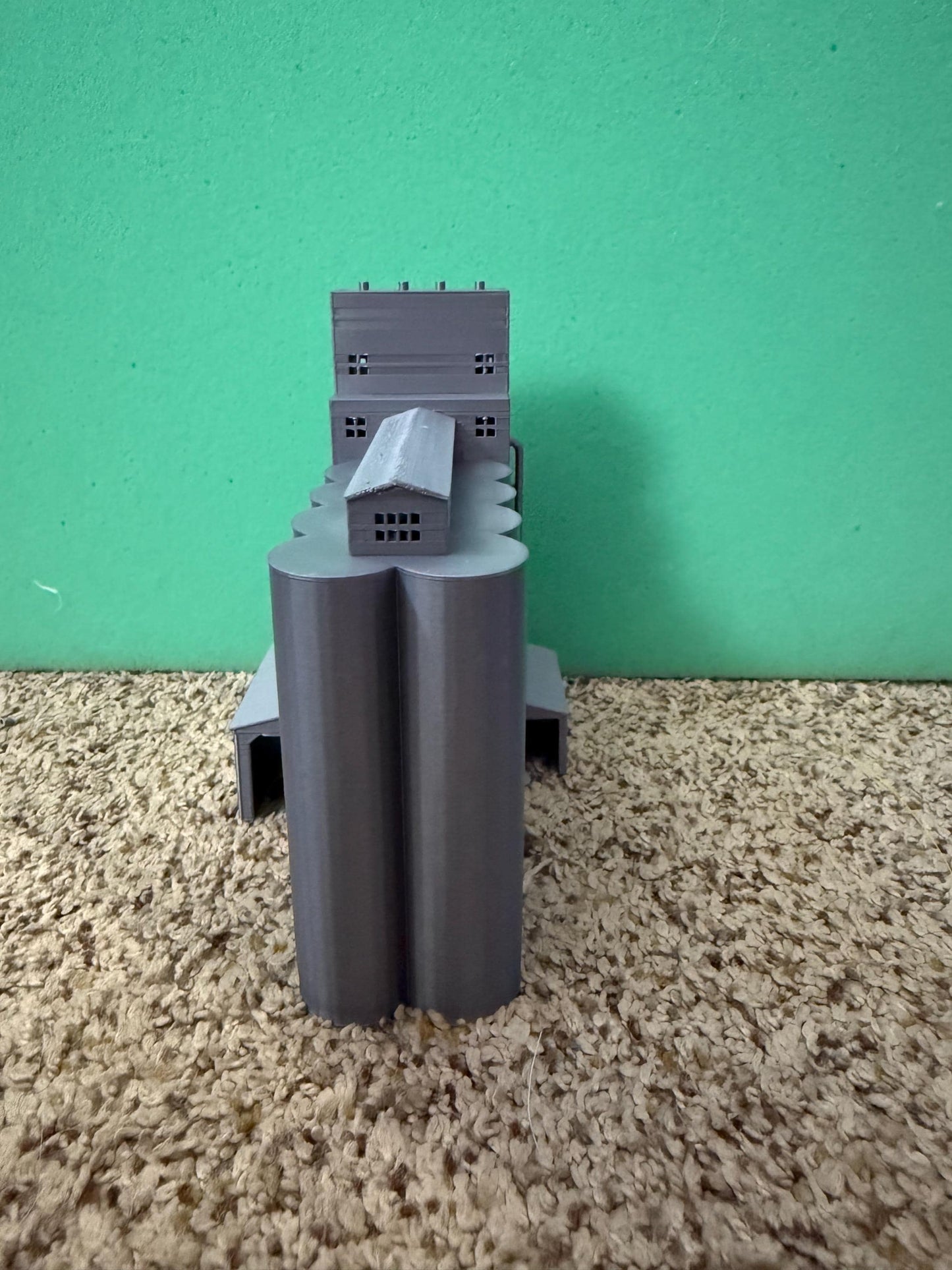 Grain Elevator Silos - Z Scale 1:220 | NO ASSEMBLY