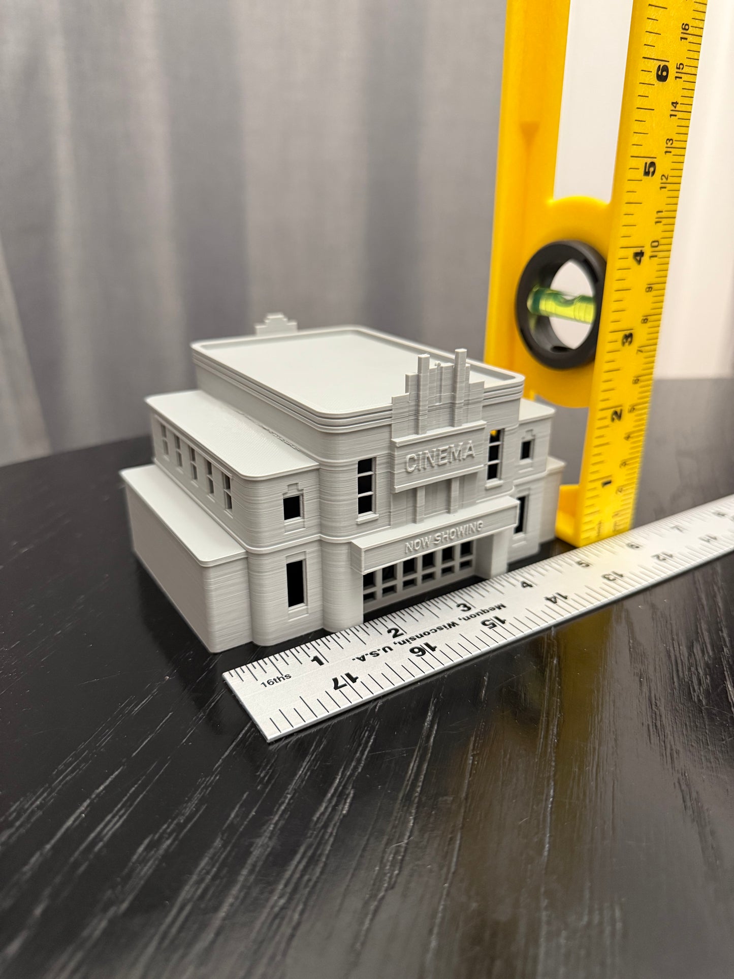 N Scale Movie Theater - Cinema 1:160 Gauge - Prebuilt and Assembled - Graham’s Models