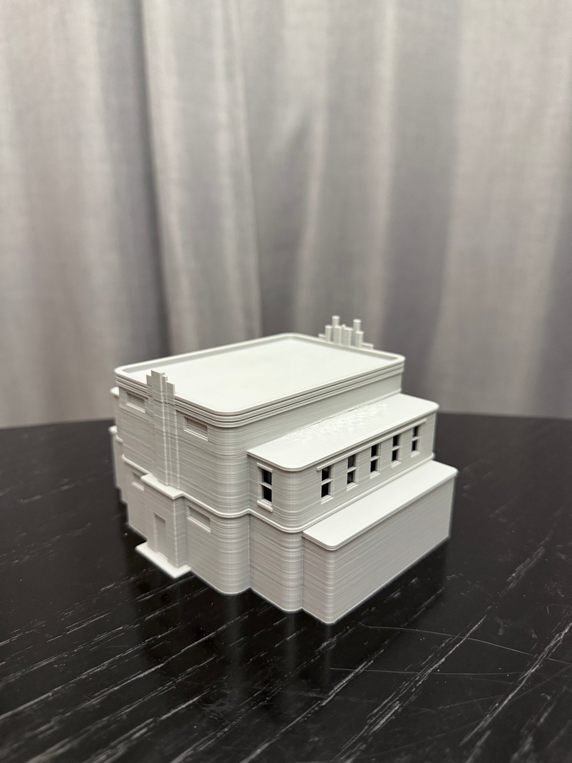 N Scale Movie Theater - Cinema 1:160 Gauge - Prebuilt and Assembled - Graham’s Models