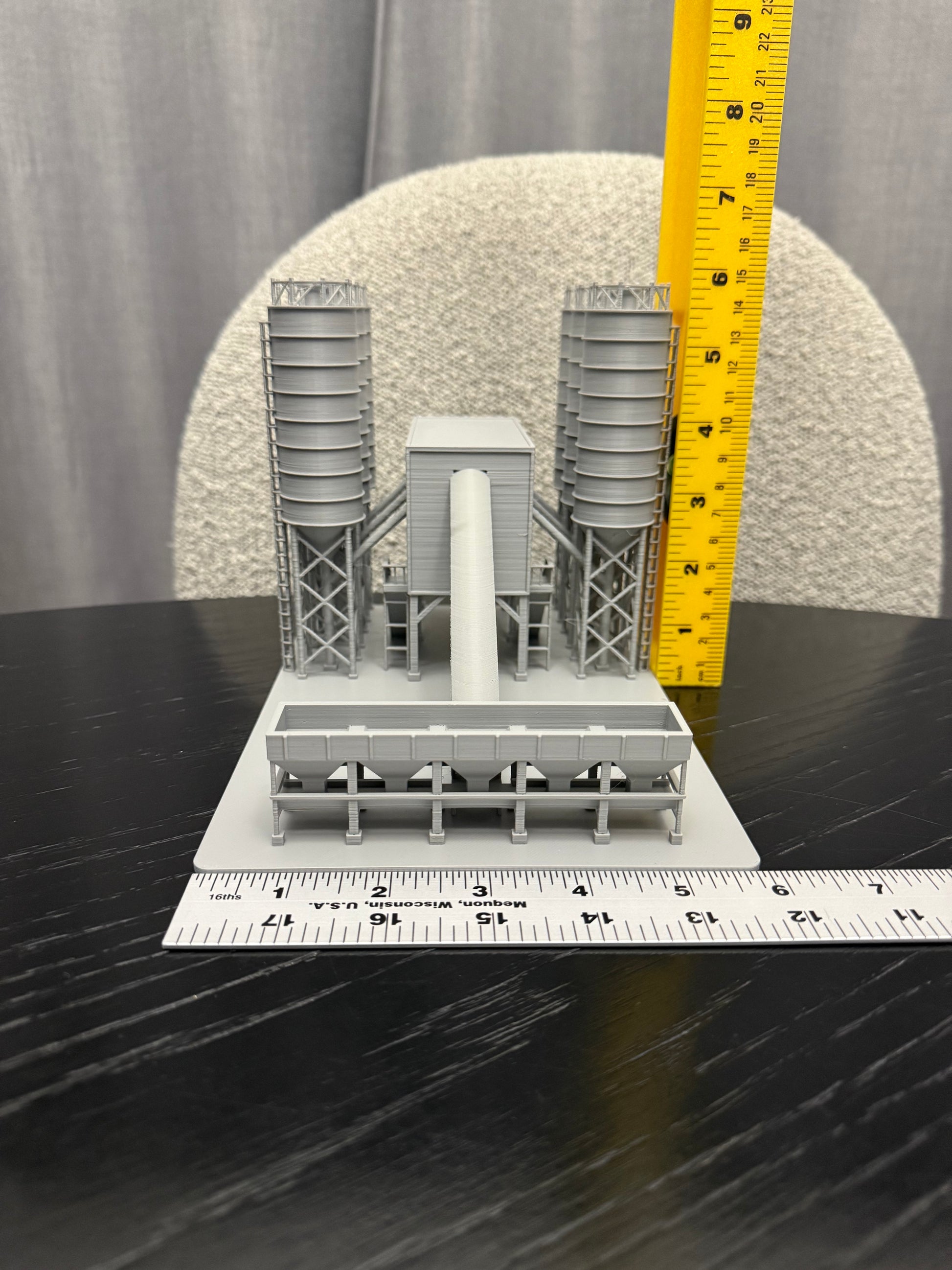 N Scale Cement Plant Concrete Factory / 1:160 Gauge / Prebuilt and Assembled - Graham’s Models