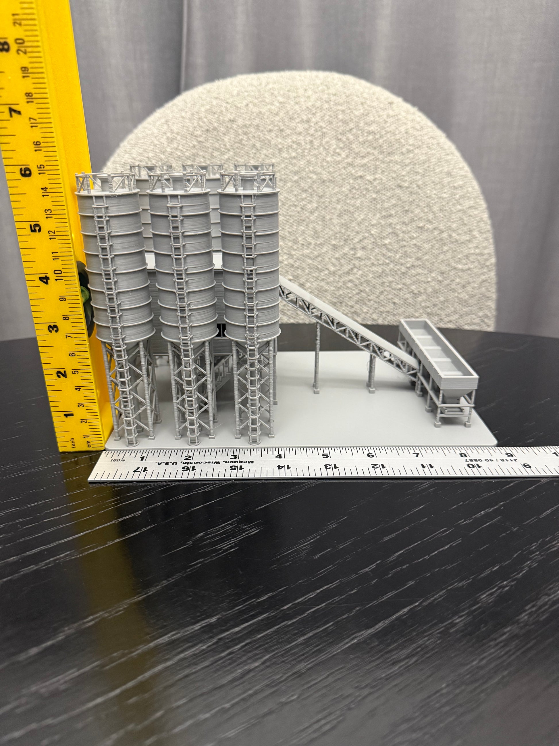 N Scale Cement Plant Concrete Factory / 1:160 Gauge / Prebuilt and Assembled - Graham’s Models