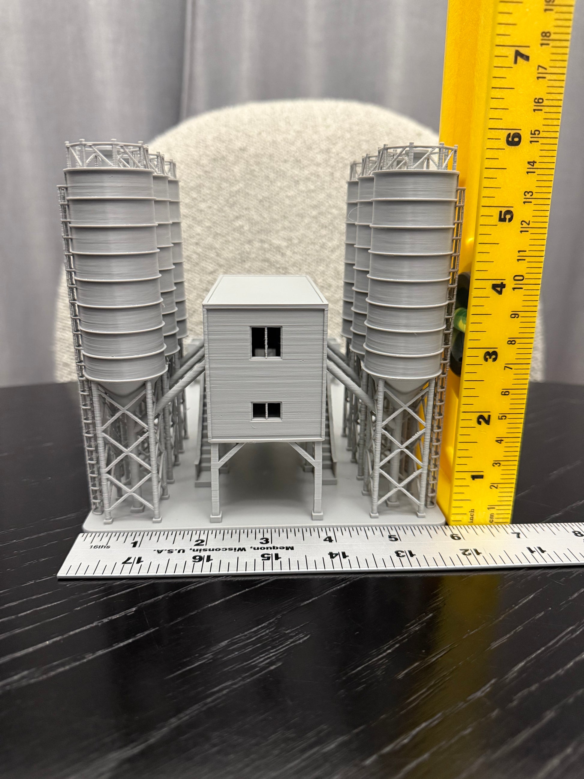 N Scale Cement Plant Concrete Factory / 1:160 Gauge / Prebuilt and Assembled - Graham’s Models