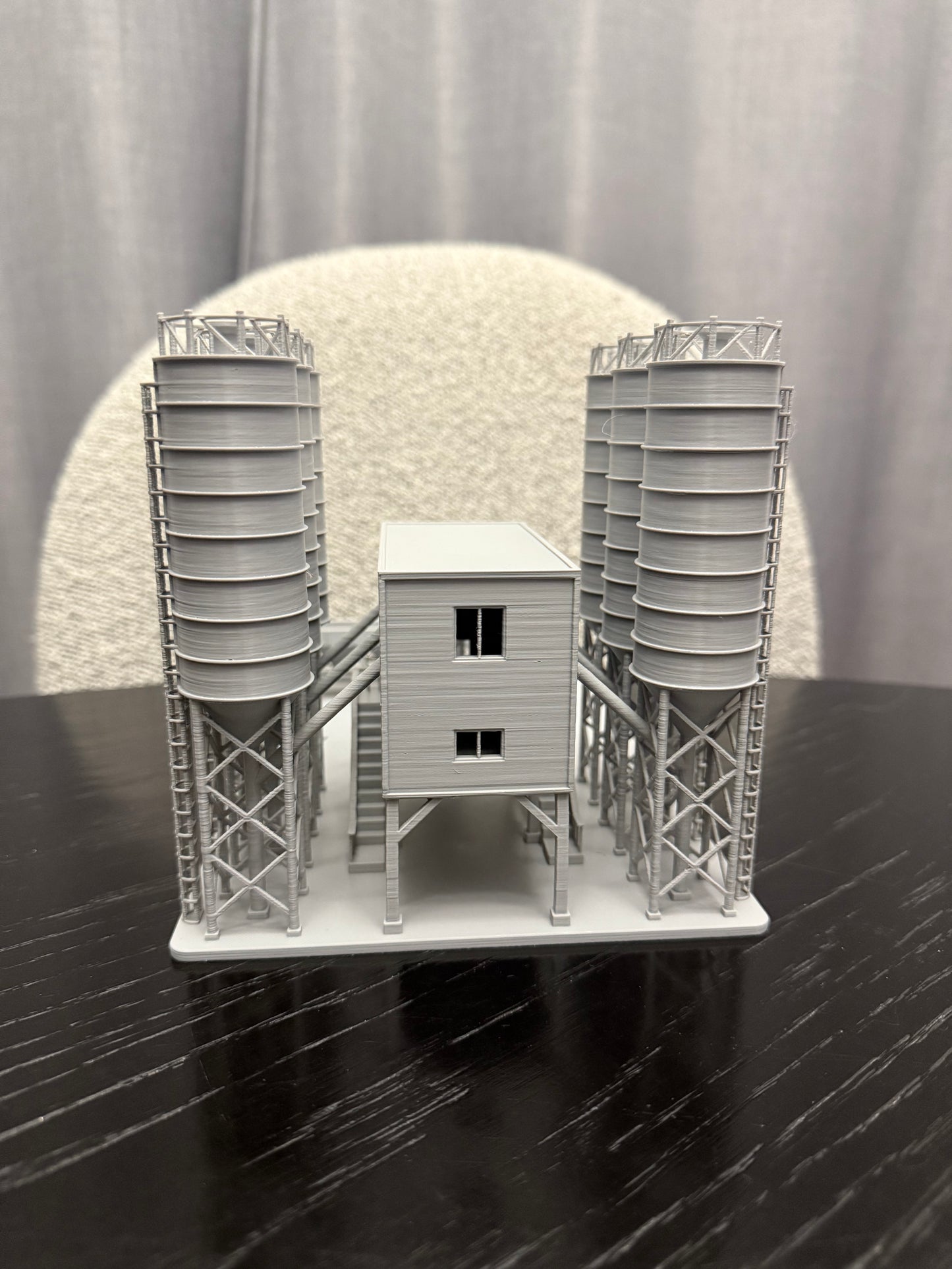 N Scale Cement Plant Concrete Factory / 1:160 Gauge / Prebuilt and Assembled - Graham’s Models