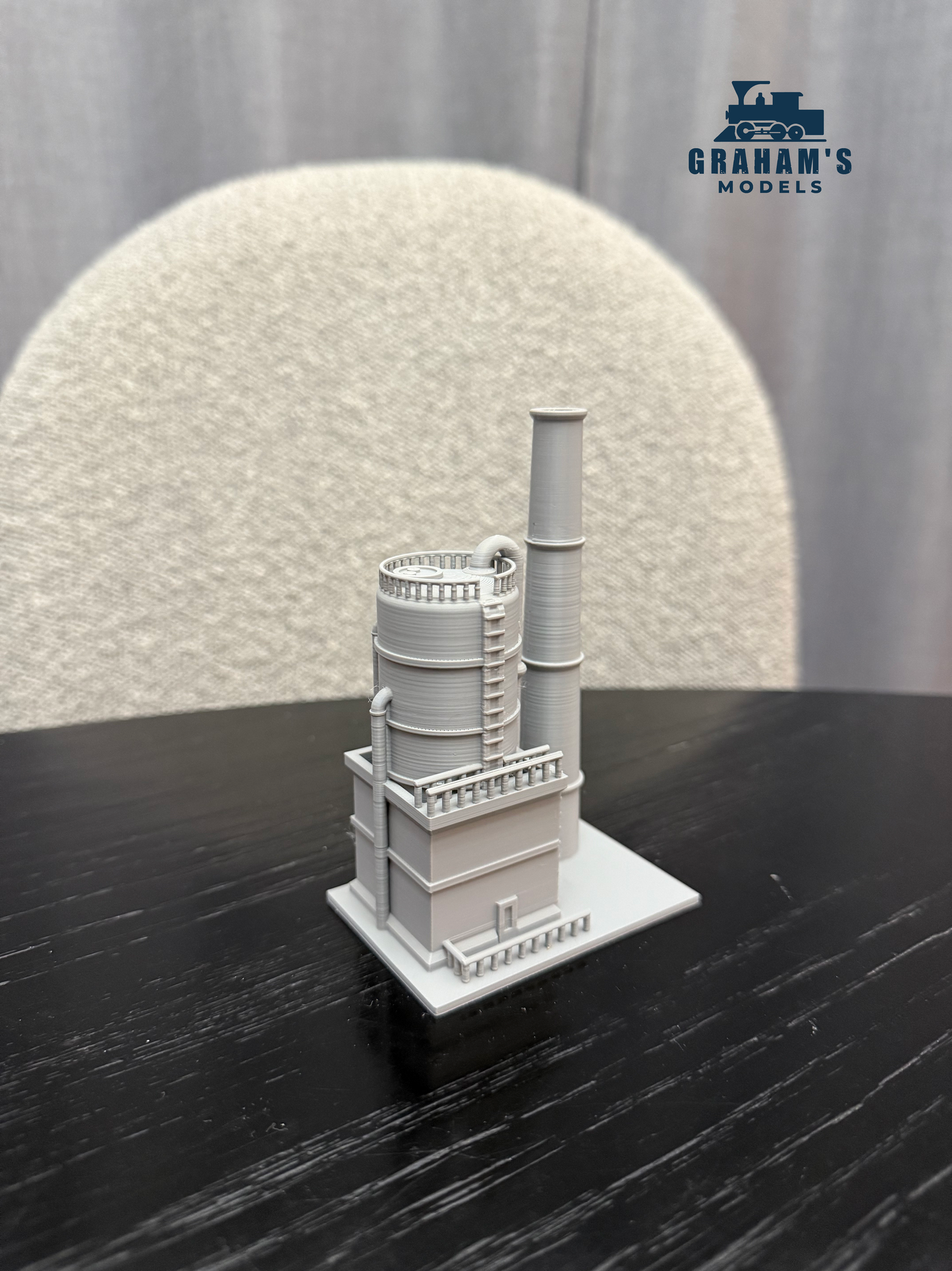 N Scale Small Oil Refiner / 1:160 Gauge/ Built And Ready - Graham’s Models