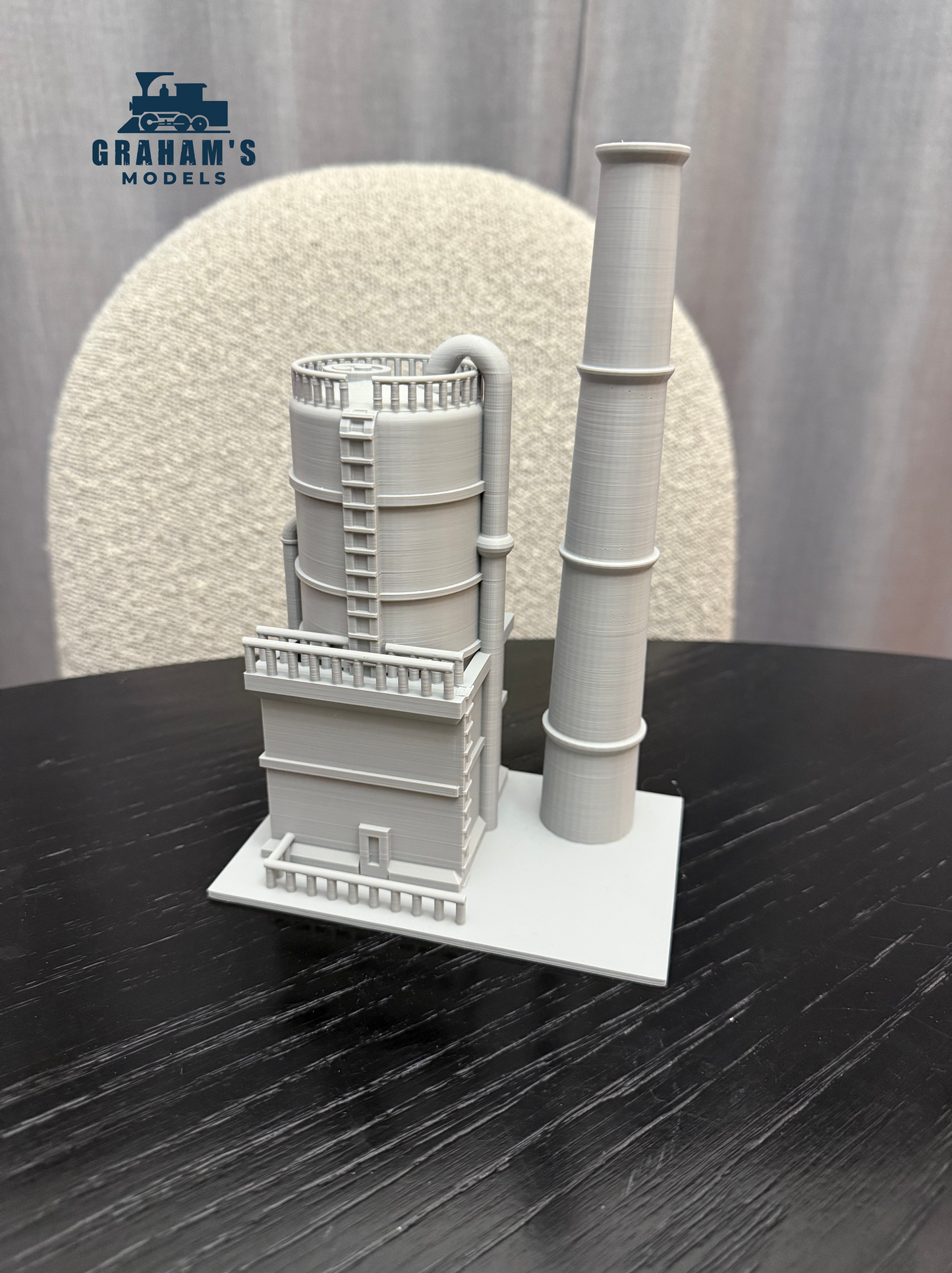 HO Scale Small Oil Refiner / 1:87 Gauge/ Built And Ready - Graham’s Models