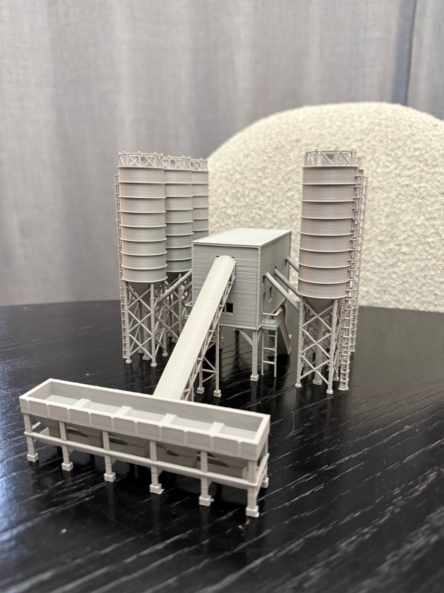 N Scale Cement Plant Concrete Factory - NO BASE VERSION - Mostly Assembled - Graham’s Models