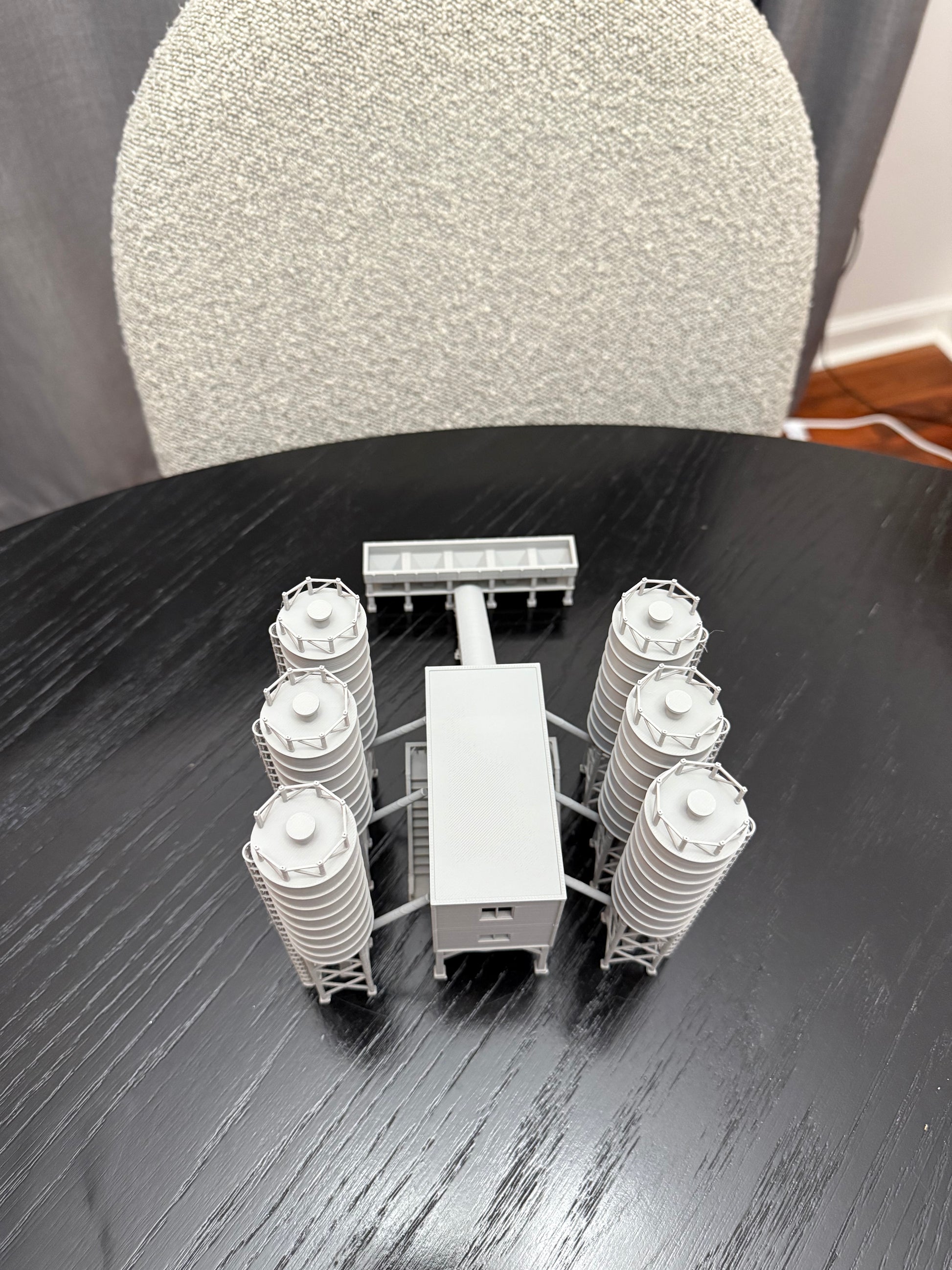 N Scale Cement Plant Concrete Factory - NO BASE VERSION - Mostly Assembled - Graham’s Models