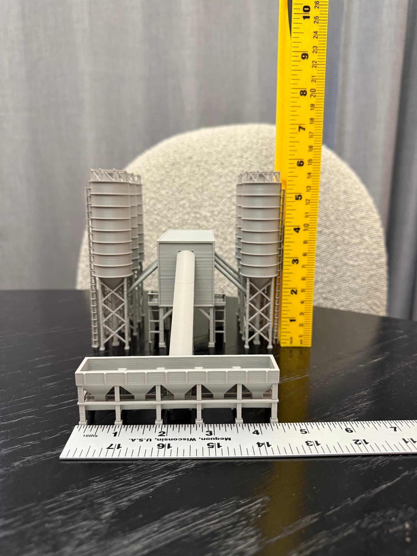 N Scale Cement Plant Concrete Factory - NO BASE VERSION - Mostly Assembled - Graham’s Models