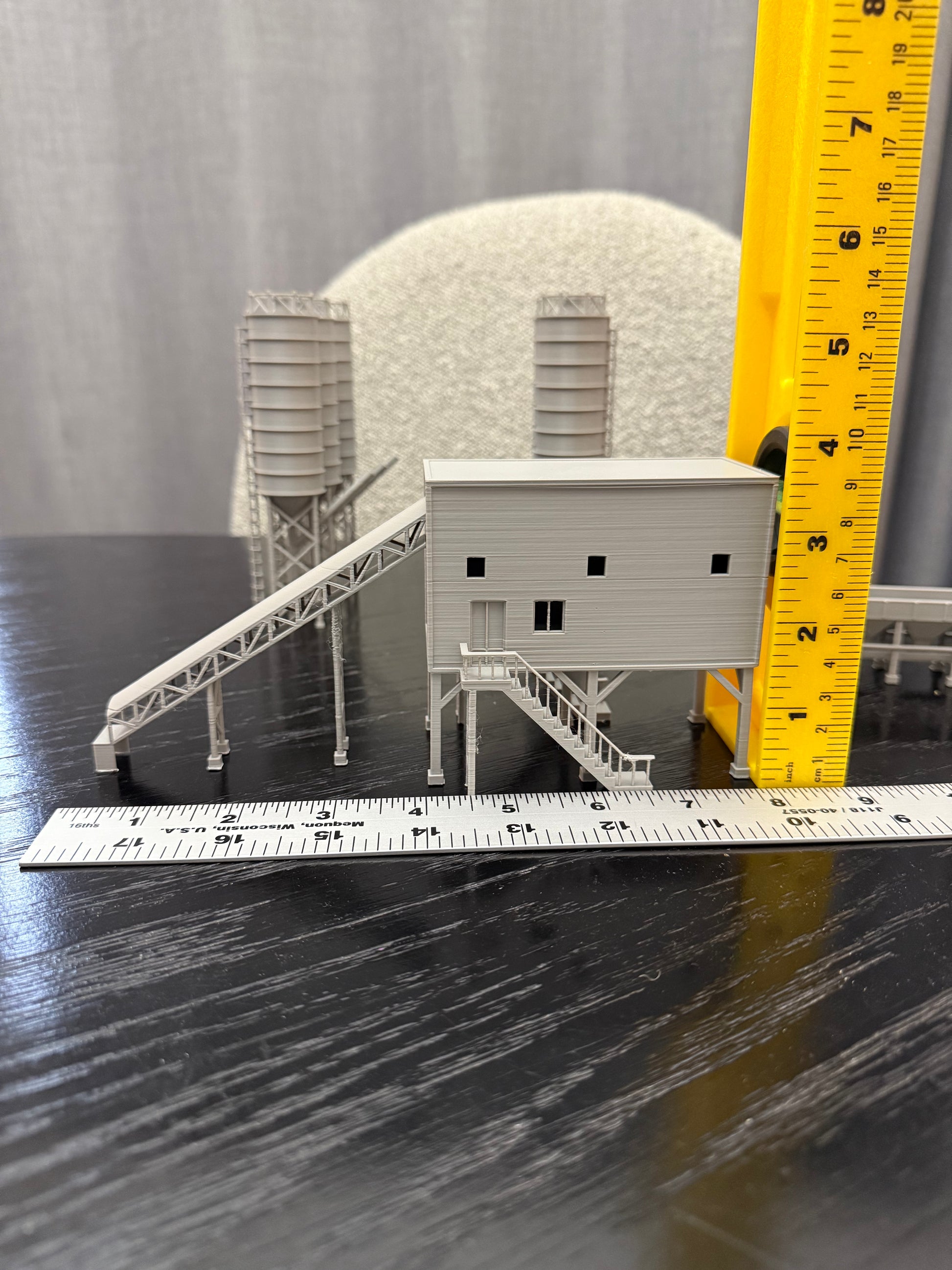 N Scale Cement Plant Concrete Factory - NO BASE VERSION - Mostly Assembled - Graham’s Models