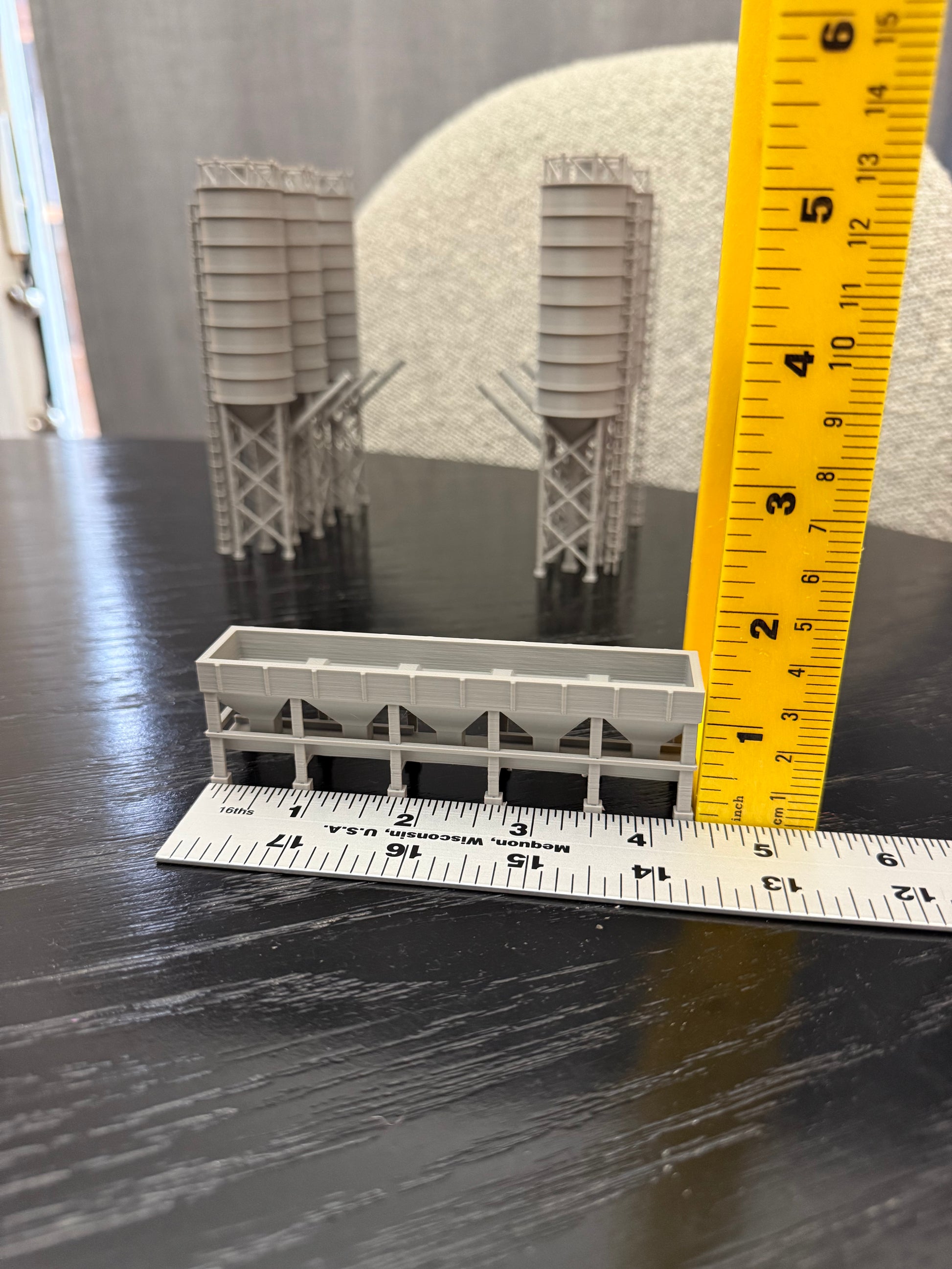 N Scale Cement Plant Concrete Factory - NO BASE VERSION - Mostly Assembled - Graham’s Models