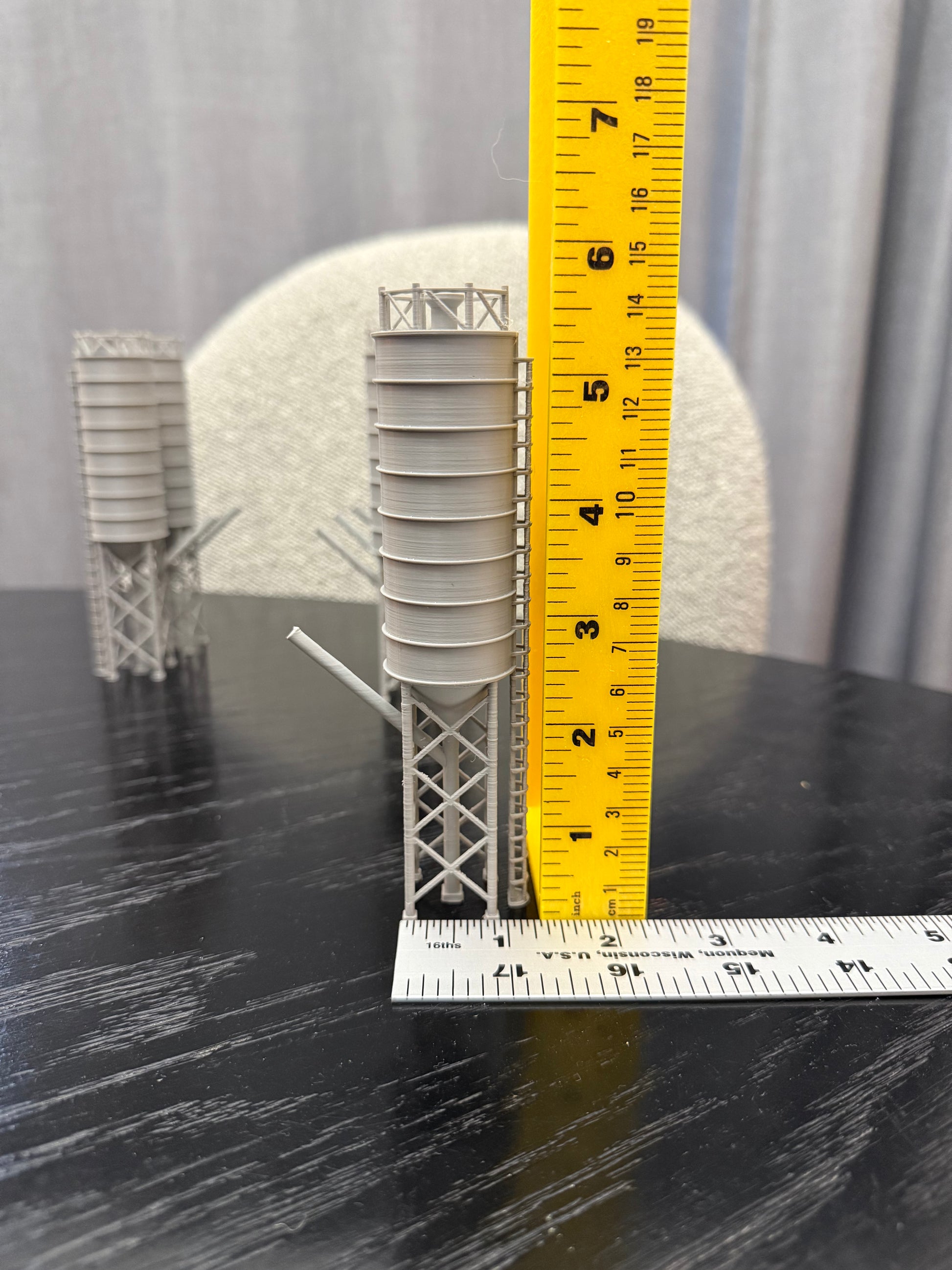N Scale Cement Plant Concrete Factory - NO BASE VERSION - Mostly Assembled - Graham’s Models