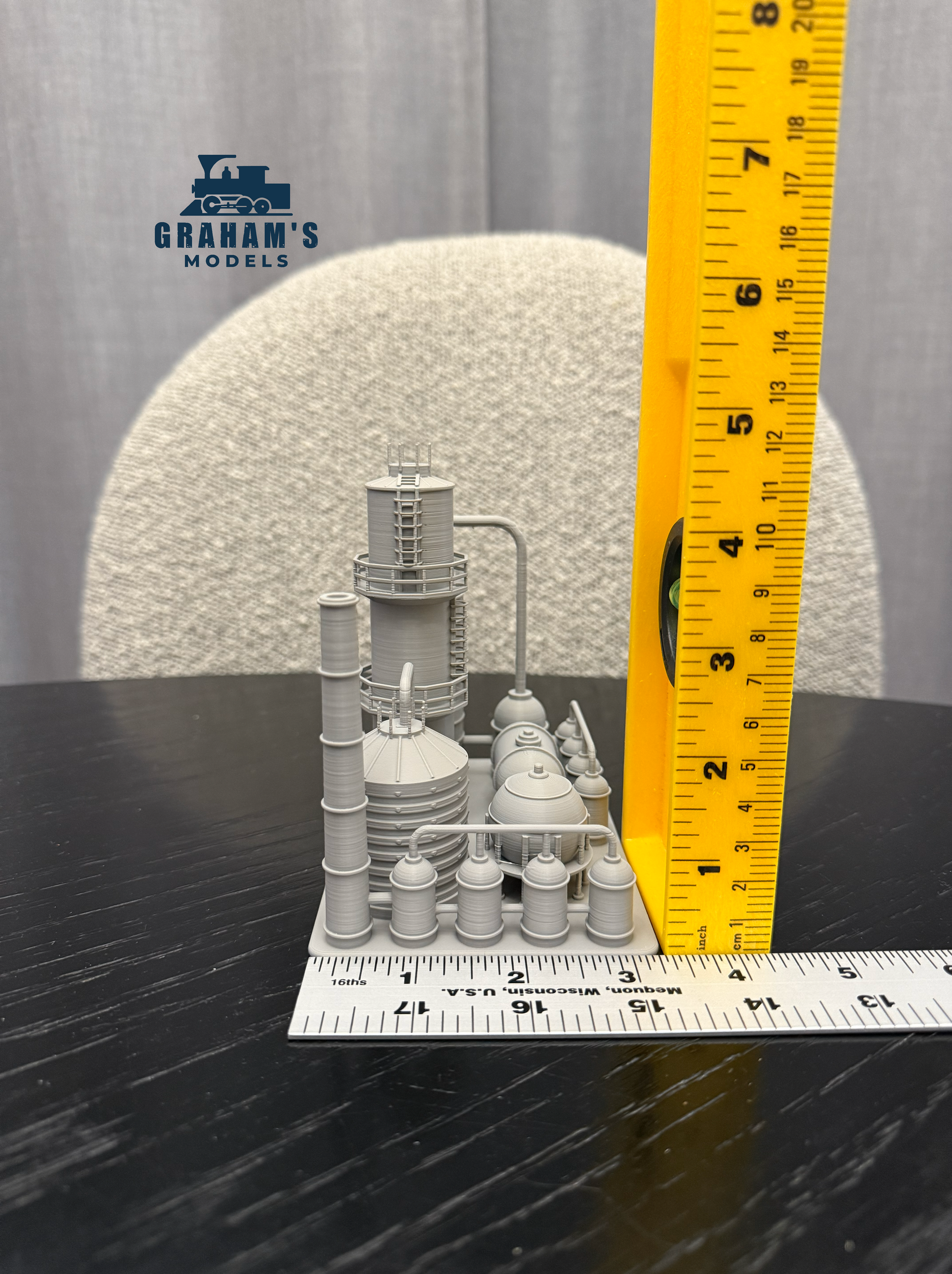 N Scale Oil Refinery / 1:160 Gauge/ No Assembly Required - Built And Ready - Graham’s Models