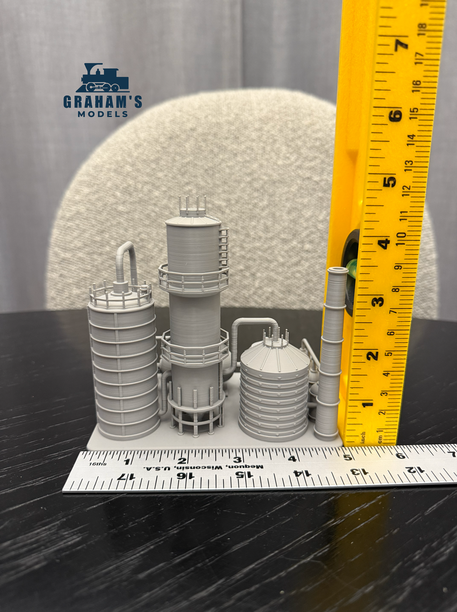 N Scale Oil Refinery / 1:160 Gauge/ No Assembly Required - Built And Ready - Graham’s Models