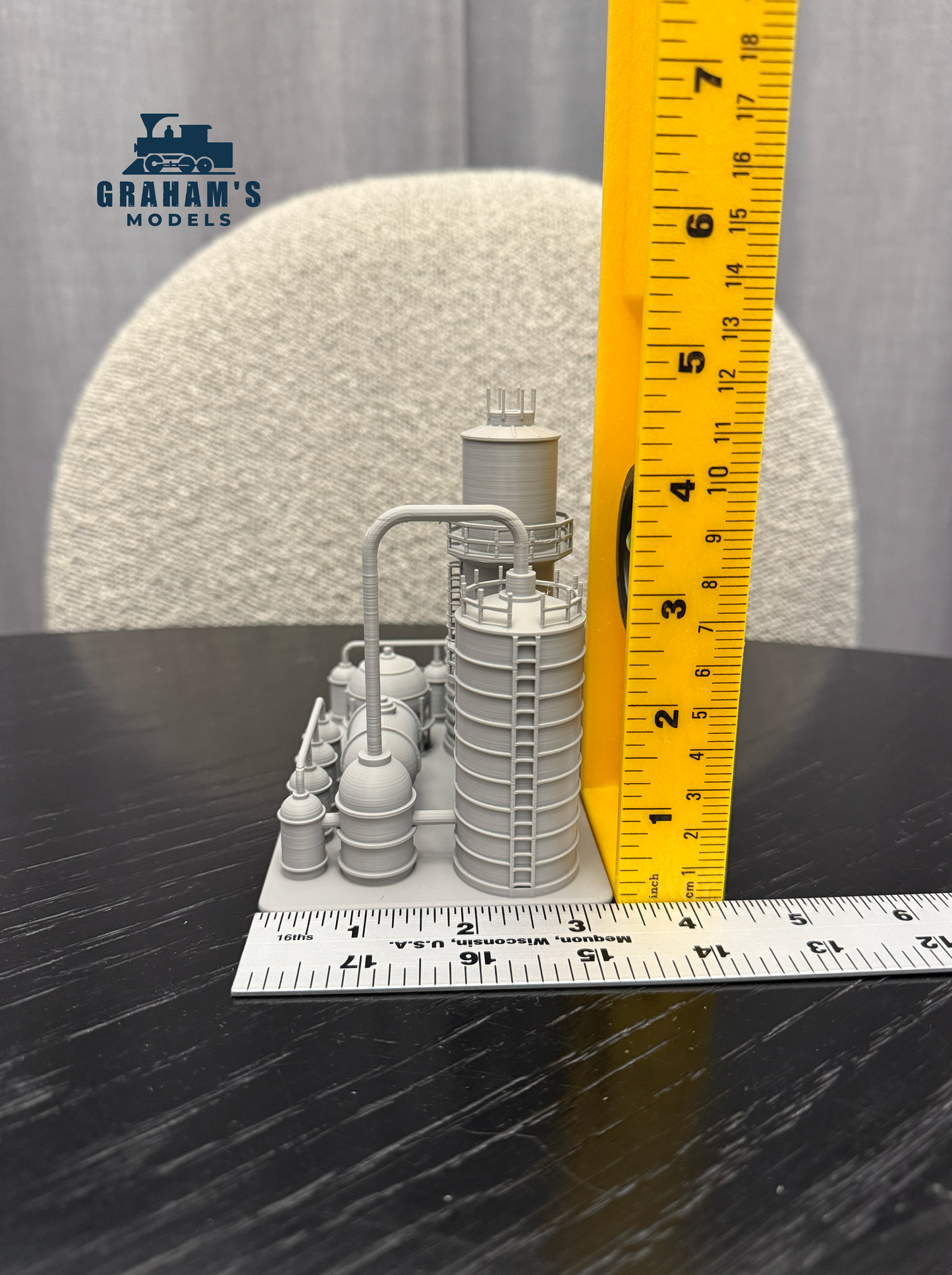 N Scale Oil Refinery / 1:160 Gauge/ No Assembly Required - Built And Ready - Graham’s Models