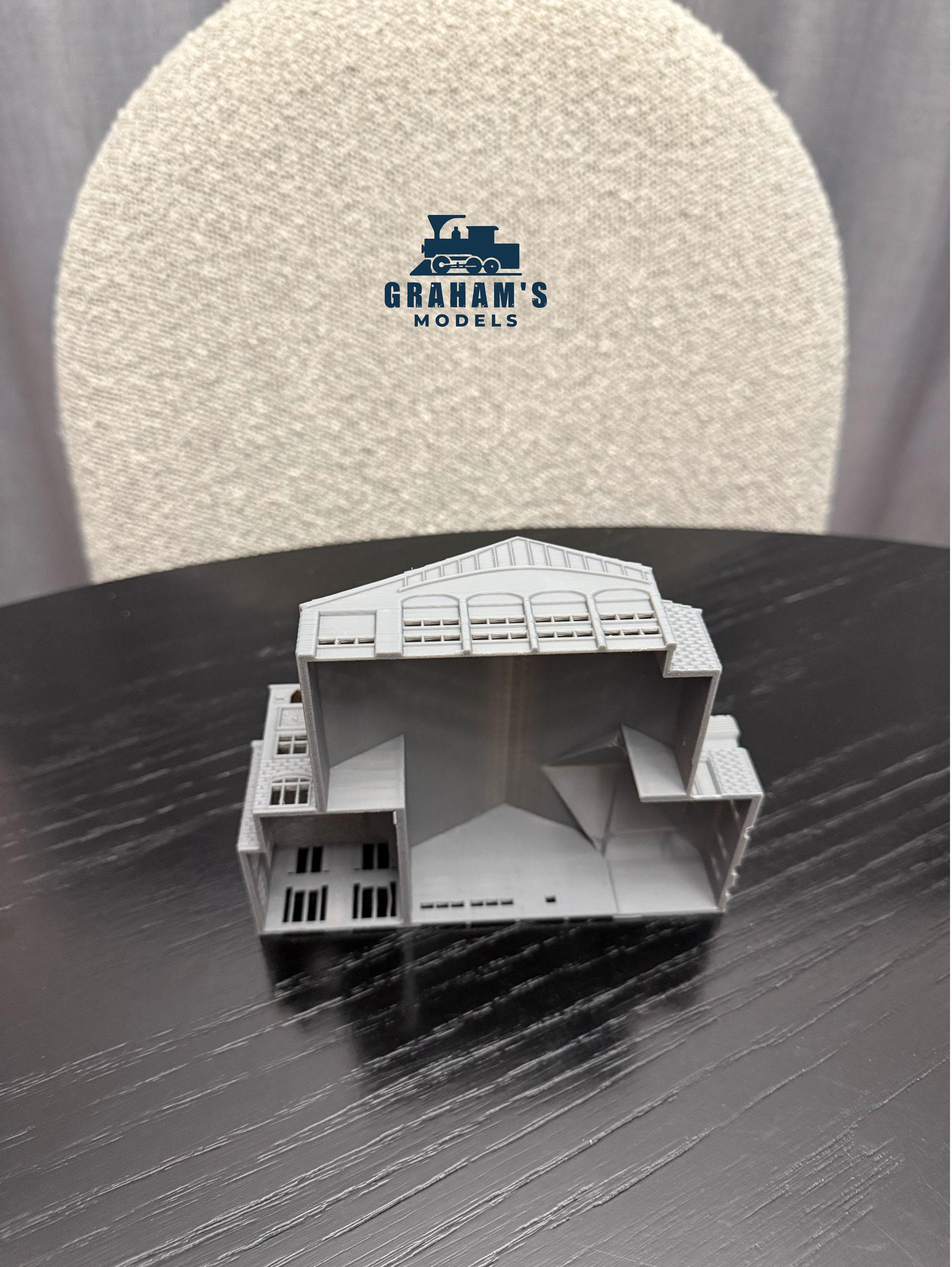 N Scale Fire House - 1:160 Gauge Fire Department - Preassembled & Built - Graham’s Models