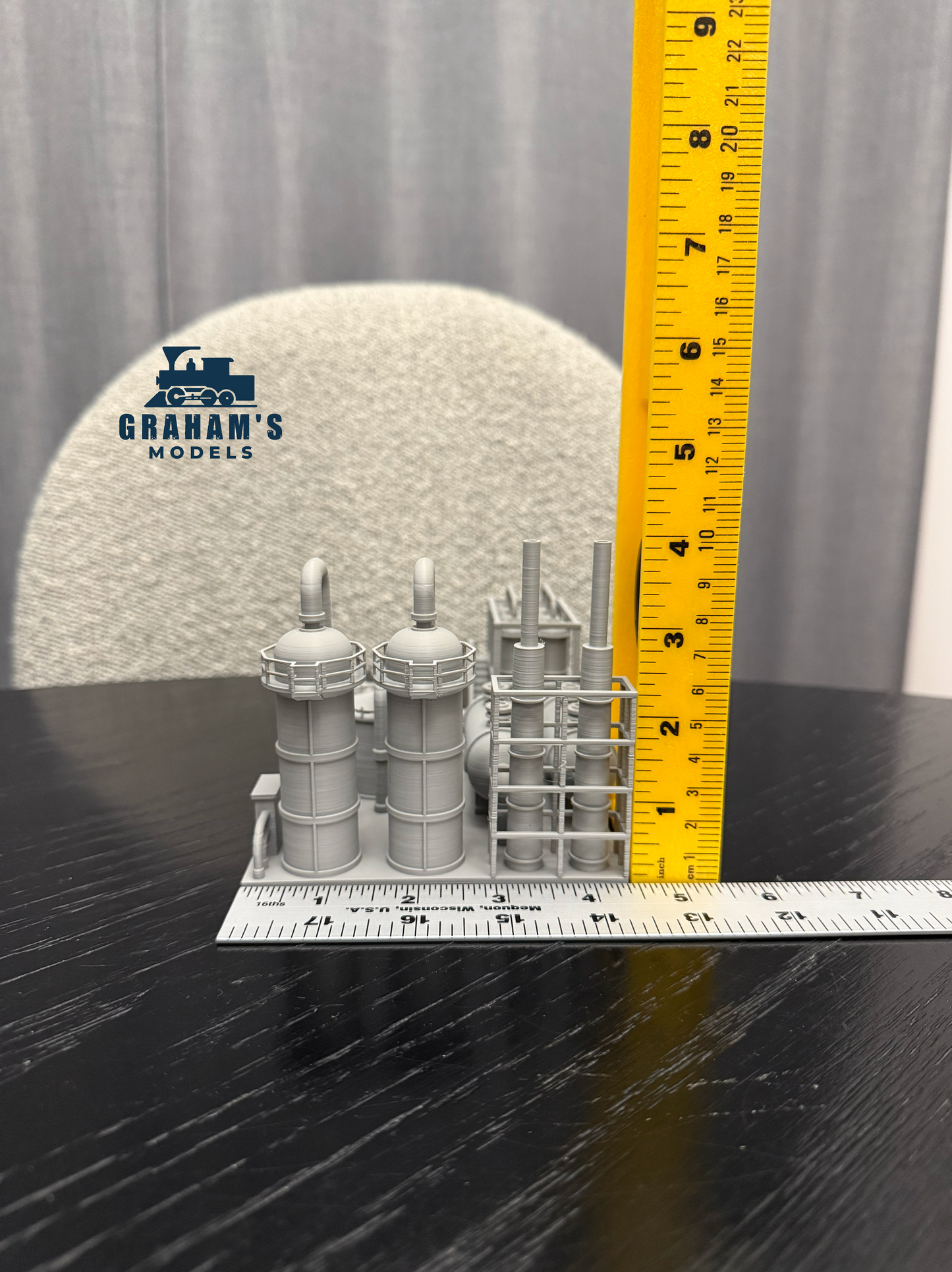 N Scale Fuel Storage Distribution Facility / 1:160 Gauge/ No Assembly Required - Graham’s Models