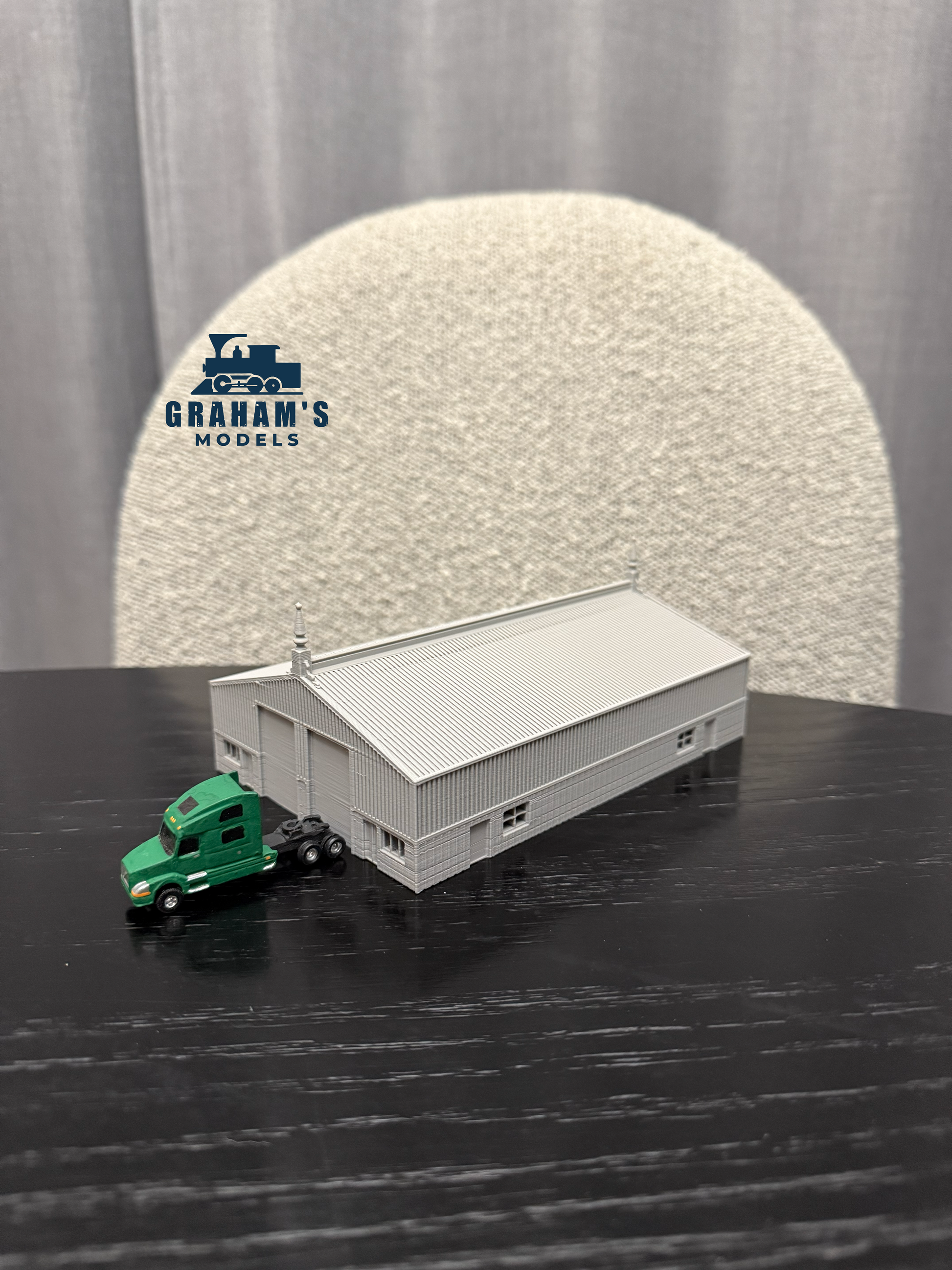 N Scale Warehouse Factory Built Up - 1:160 Gauge - Preassembled - Graham’s Models