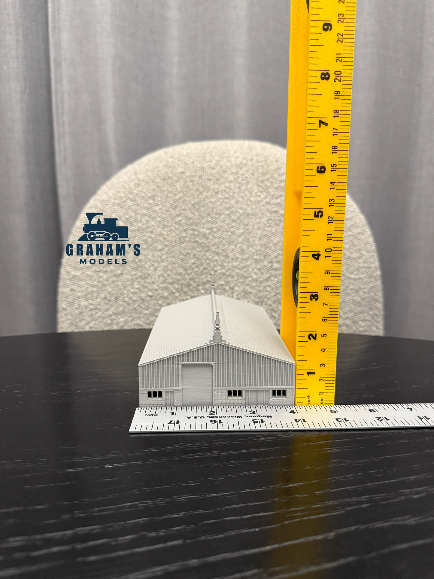 N Scale Warehouse Factory Built Up - 1:160 Gauge - Preassembled - Graham’s Models