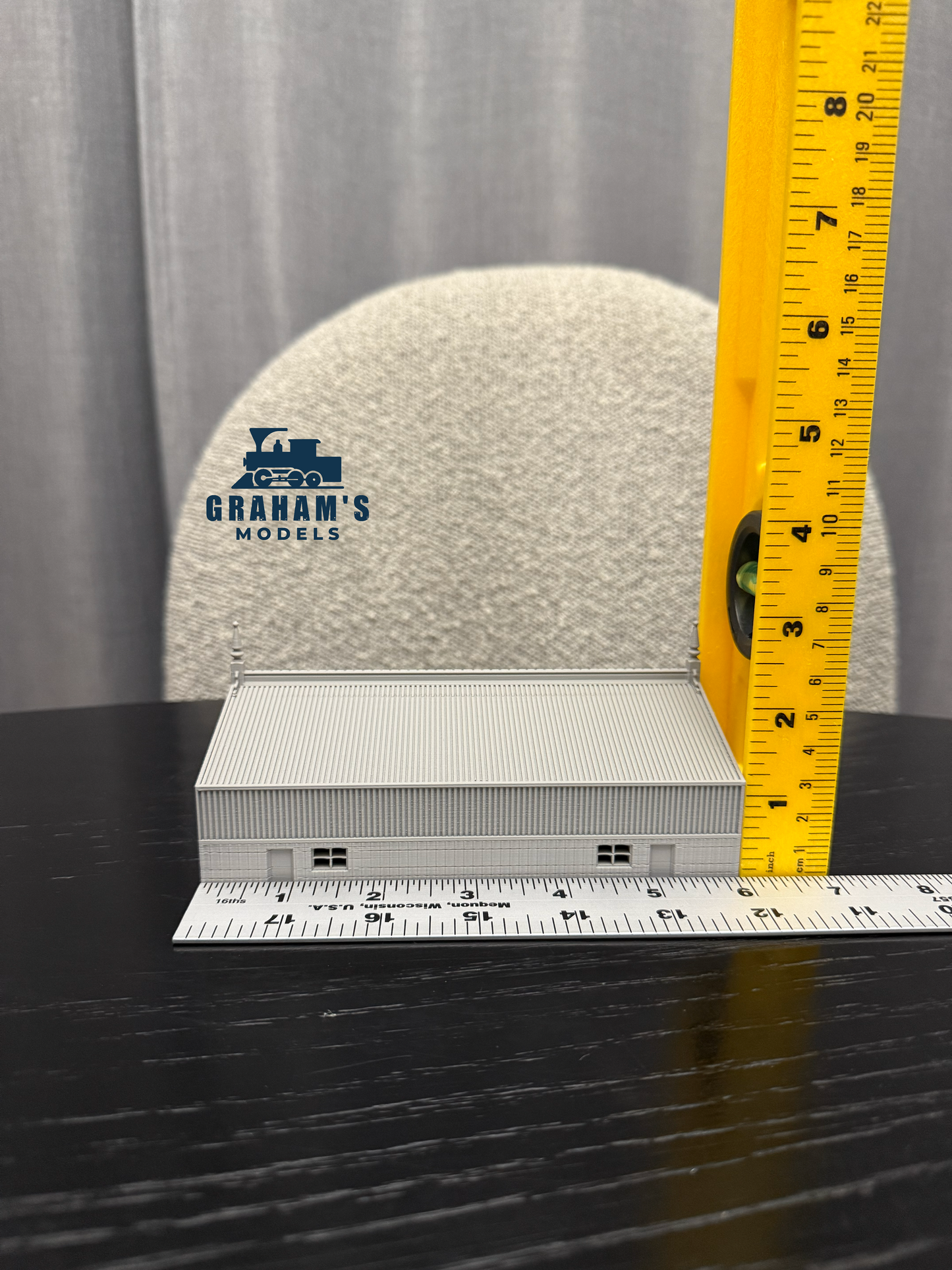 N Scale Warehouse Factory Built Up - 1:160 Gauge - Preassembled - Graham’s Models