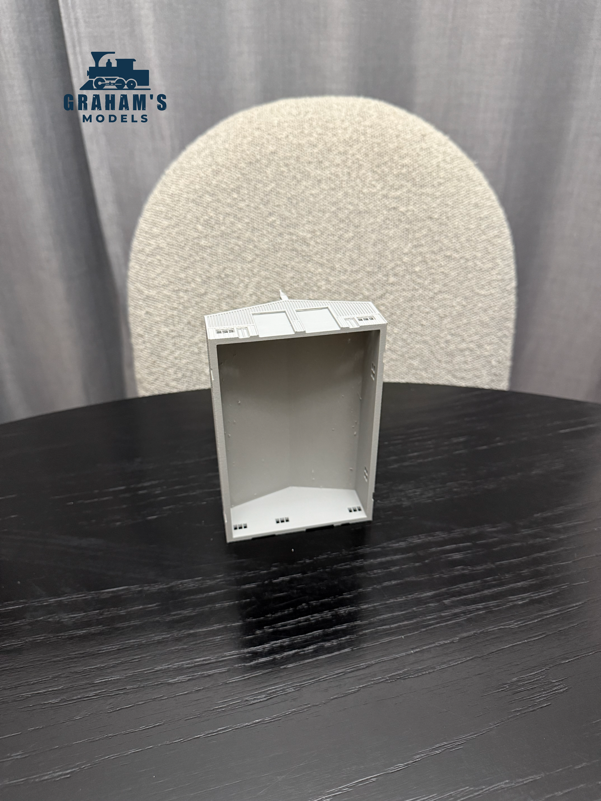 N Scale Warehouse Factory Built Up - 1:160 Gauge - Preassembled - Graham’s Models