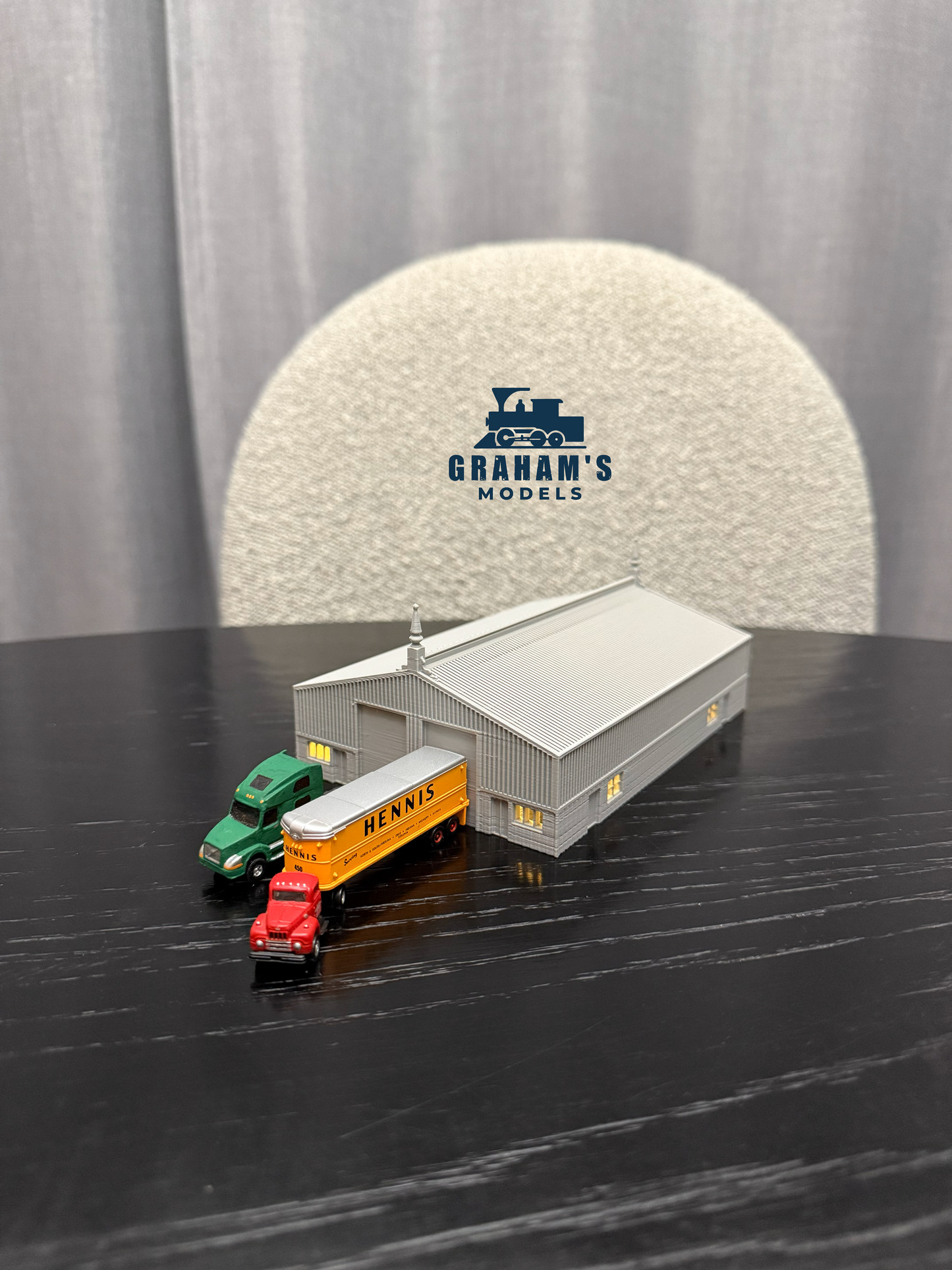 N Scale Warehouse Factory Built Up - 1:160 Gauge - Preassembled - Graham’s Models