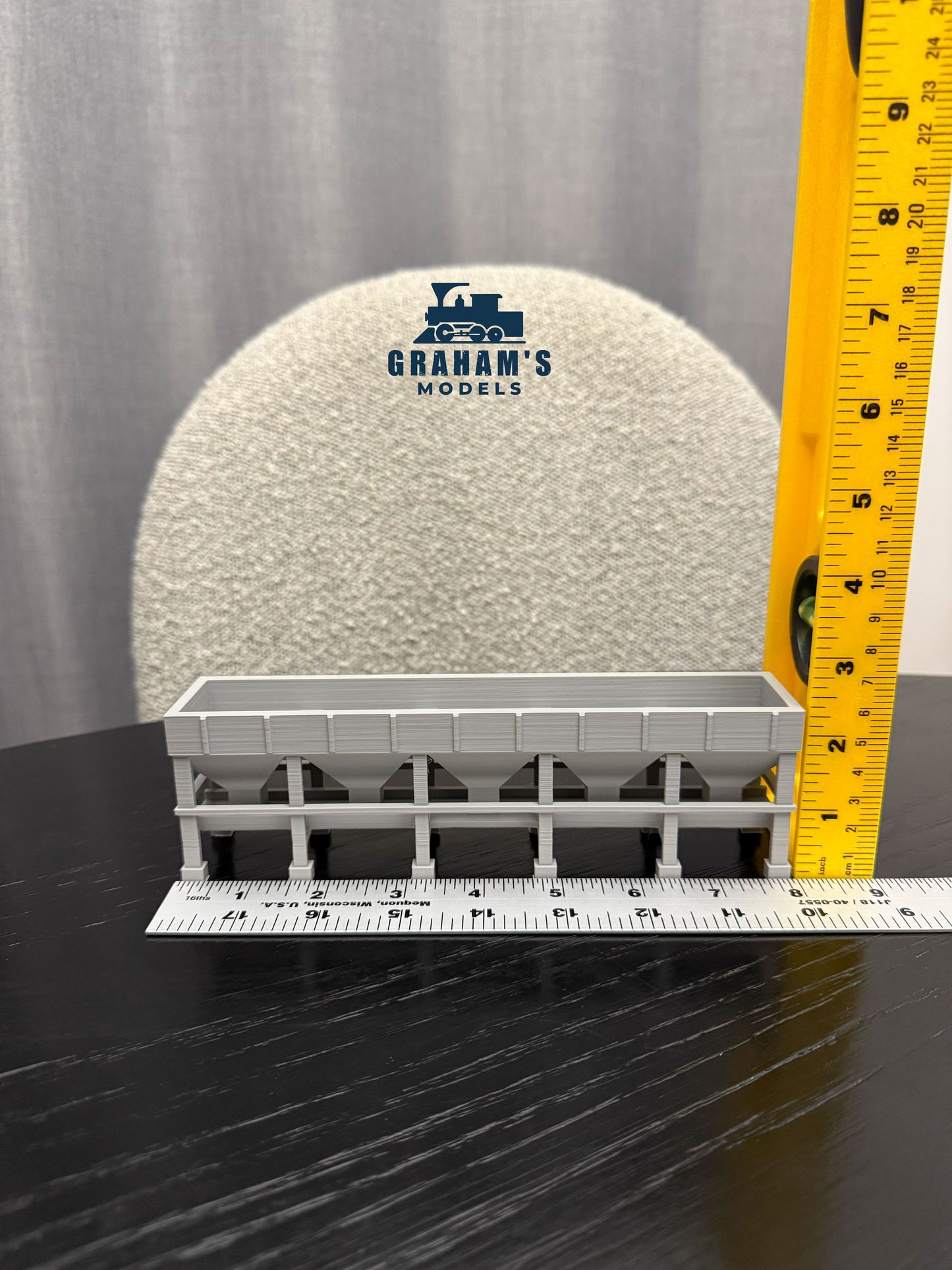 HO Scale Cement Plant Concrete Factory / 1:87 Gauge / Prebuilt and Assembled - Graham’s Models