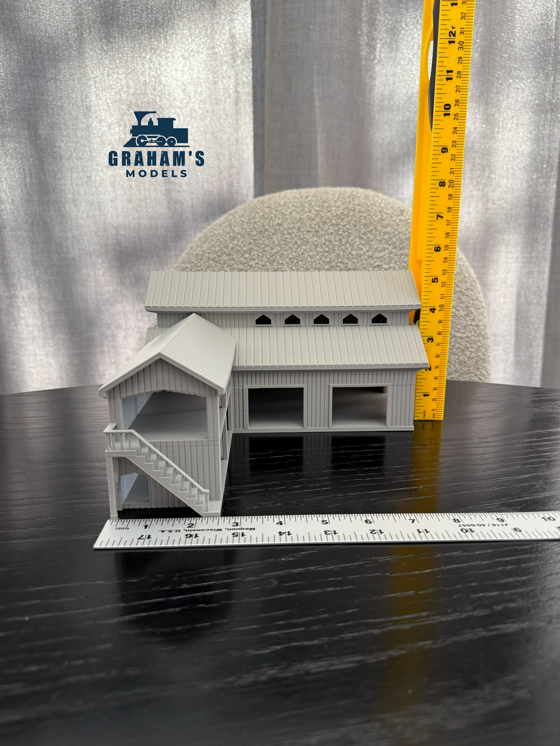 HO Scale Saw Mill Main Building Lumber Yard - 1:87 Gauge - Preassembled & Built - Graham’s Models