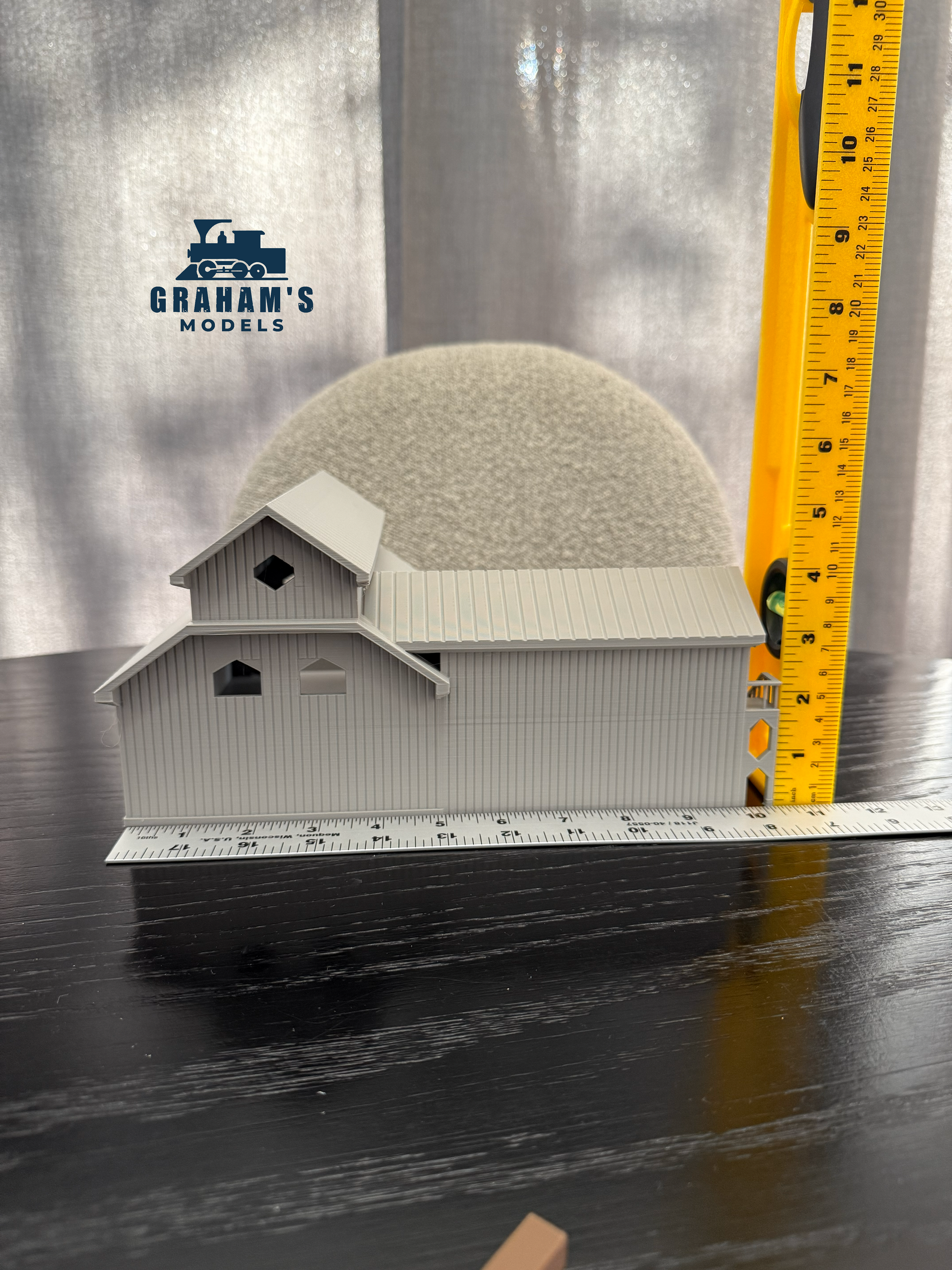 HO Scale Saw Mill Main Building Lumber Yard - 1:87 Gauge - Preassembled & Built - Graham’s Models