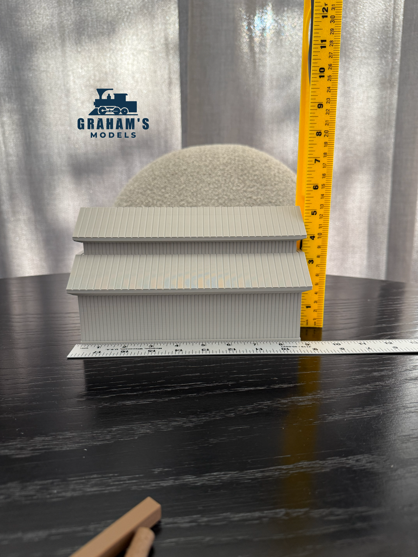 HO Scale Saw Mill Main Building Lumber Yard - 1:87 Gauge - Preassembled & Built - Graham’s Models