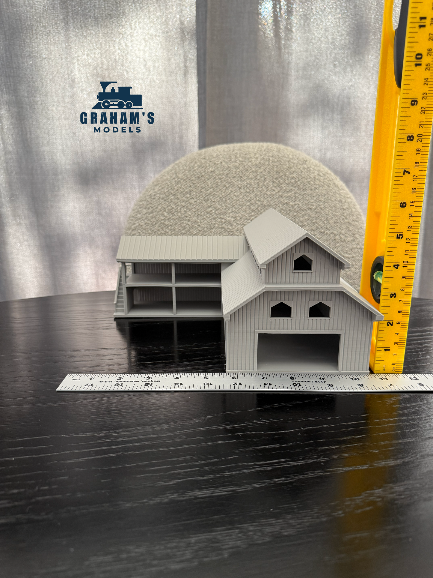 HO Scale Saw Mill Main Building Lumber Yard - 1:87 Gauge - Preassembled & Built - Graham’s Models