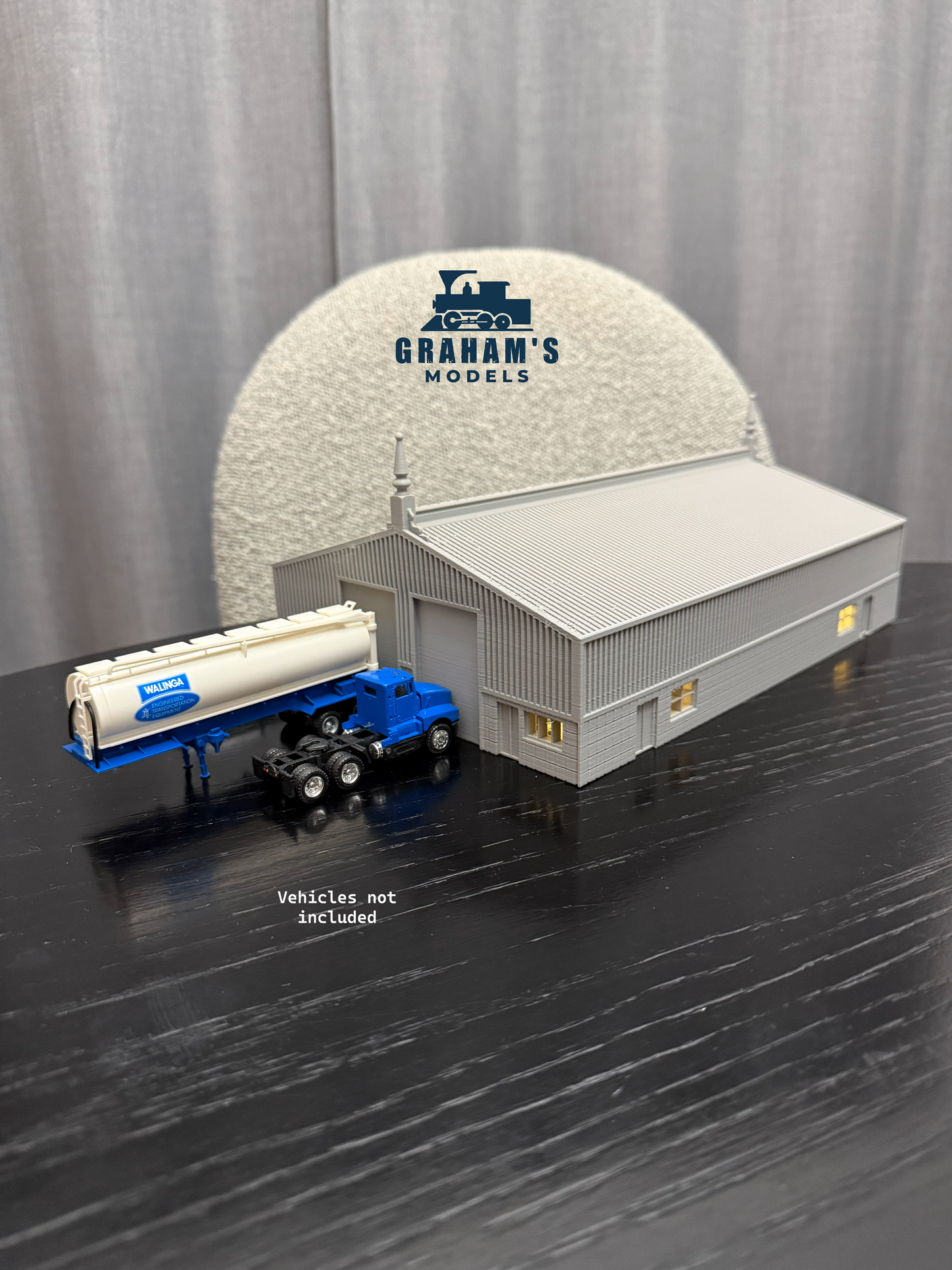 HO Scale Warehouse Factory Built Up - 1:87 Gauge - Preassembled - Graham’s Models