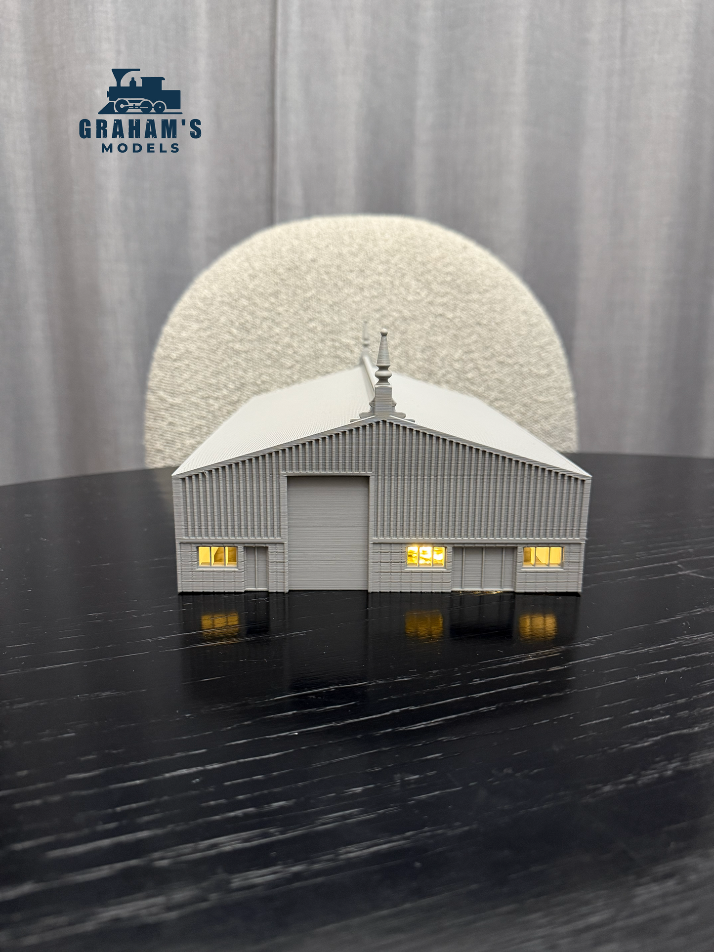 HO Scale Warehouse Factory Built Up - 1:87 Gauge - Preassembled - Graham’s Models