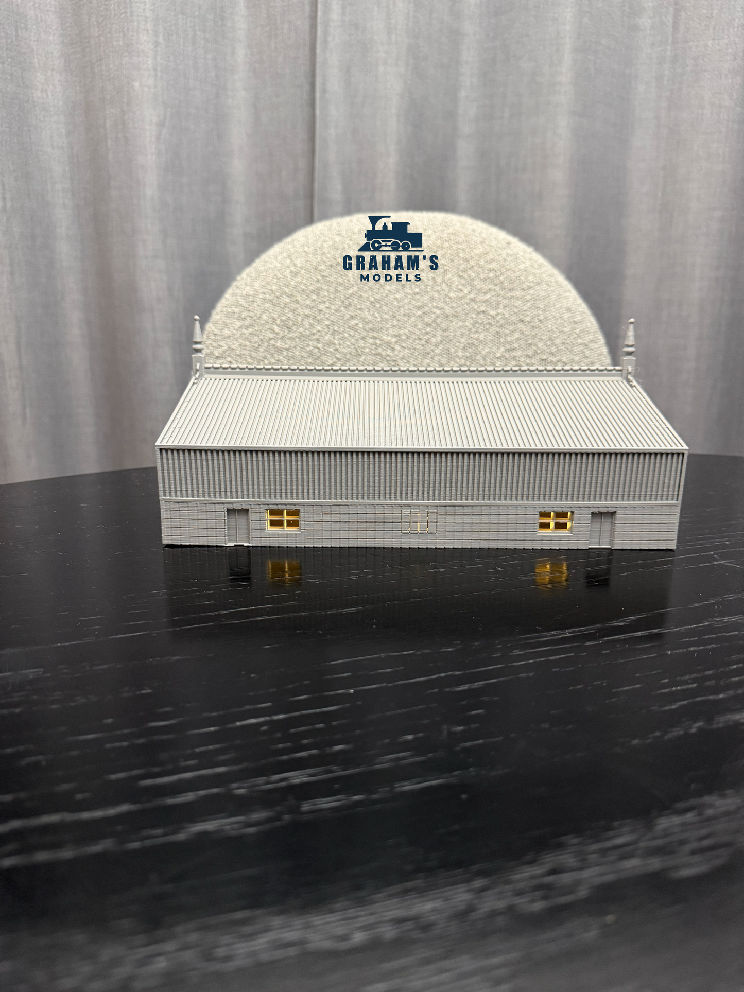 HO Scale Warehouse Factory Built Up - 1:87 Gauge - Preassembled - Graham’s Models