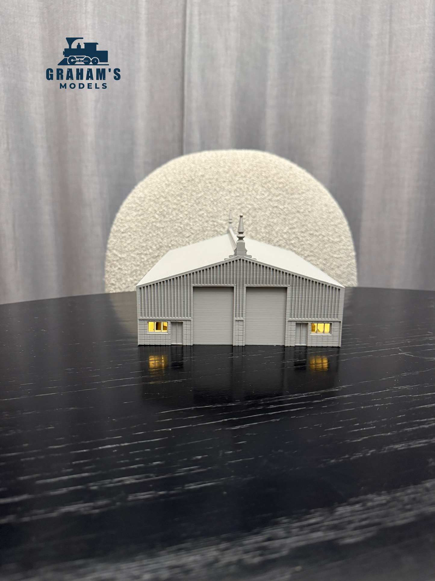 HO Scale Warehouse Factory Built Up - 1:87 Gauge - Preassembled - Graham’s Models