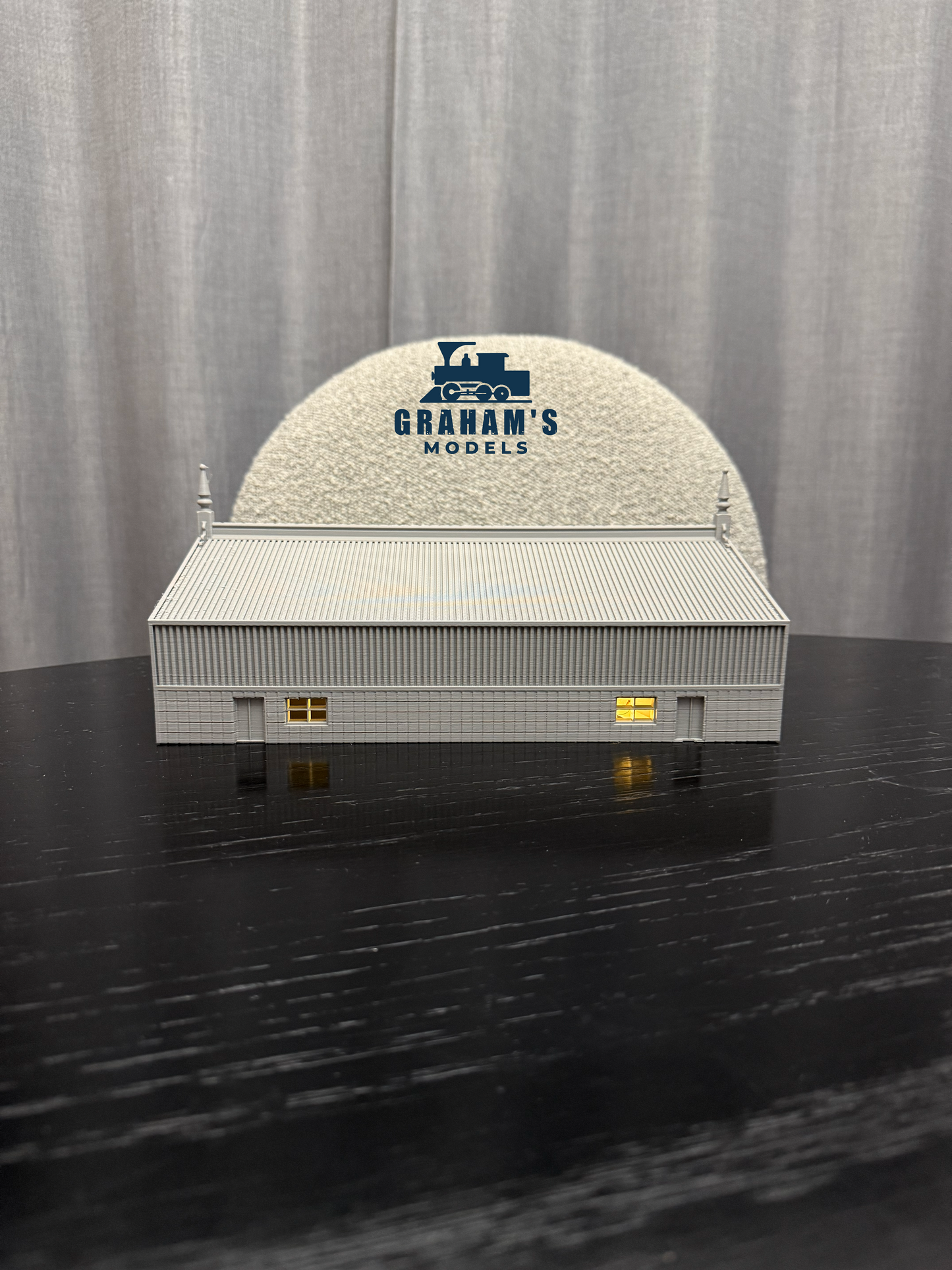 HO Scale Warehouse Factory Built Up - 1:87 Gauge - Preassembled - Graham’s Models