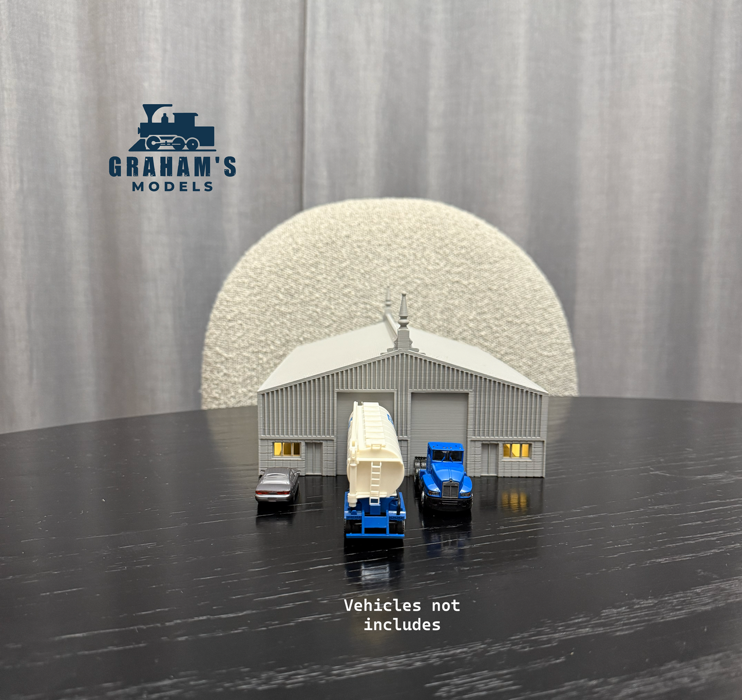 HO Scale Warehouse Factory Built Up - 1:87 Gauge - Preassembled - Graham’s Models
