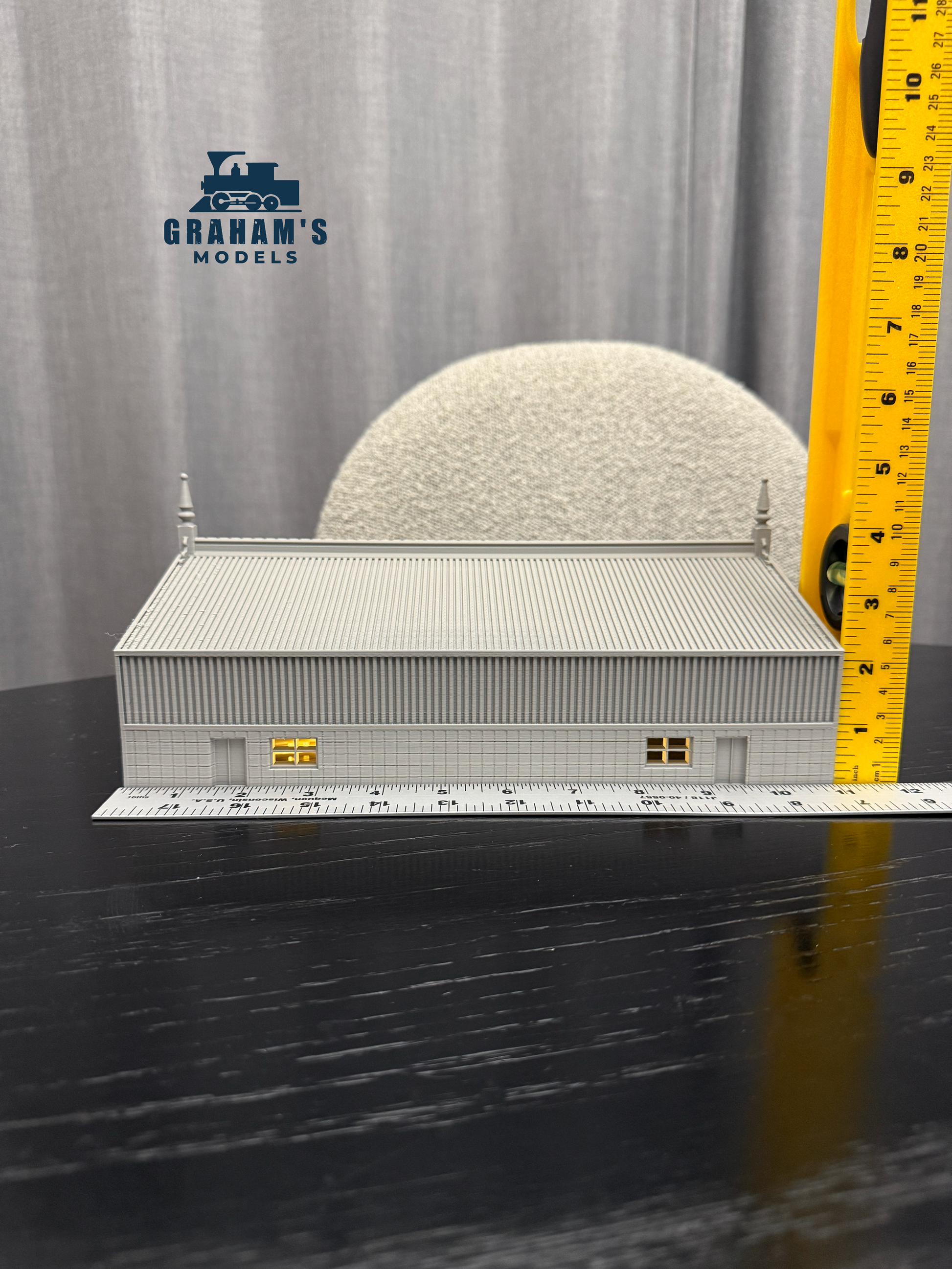 HO Scale Warehouse Factory Built Up - 1:87 Gauge - Preassembled - Graham’s Models