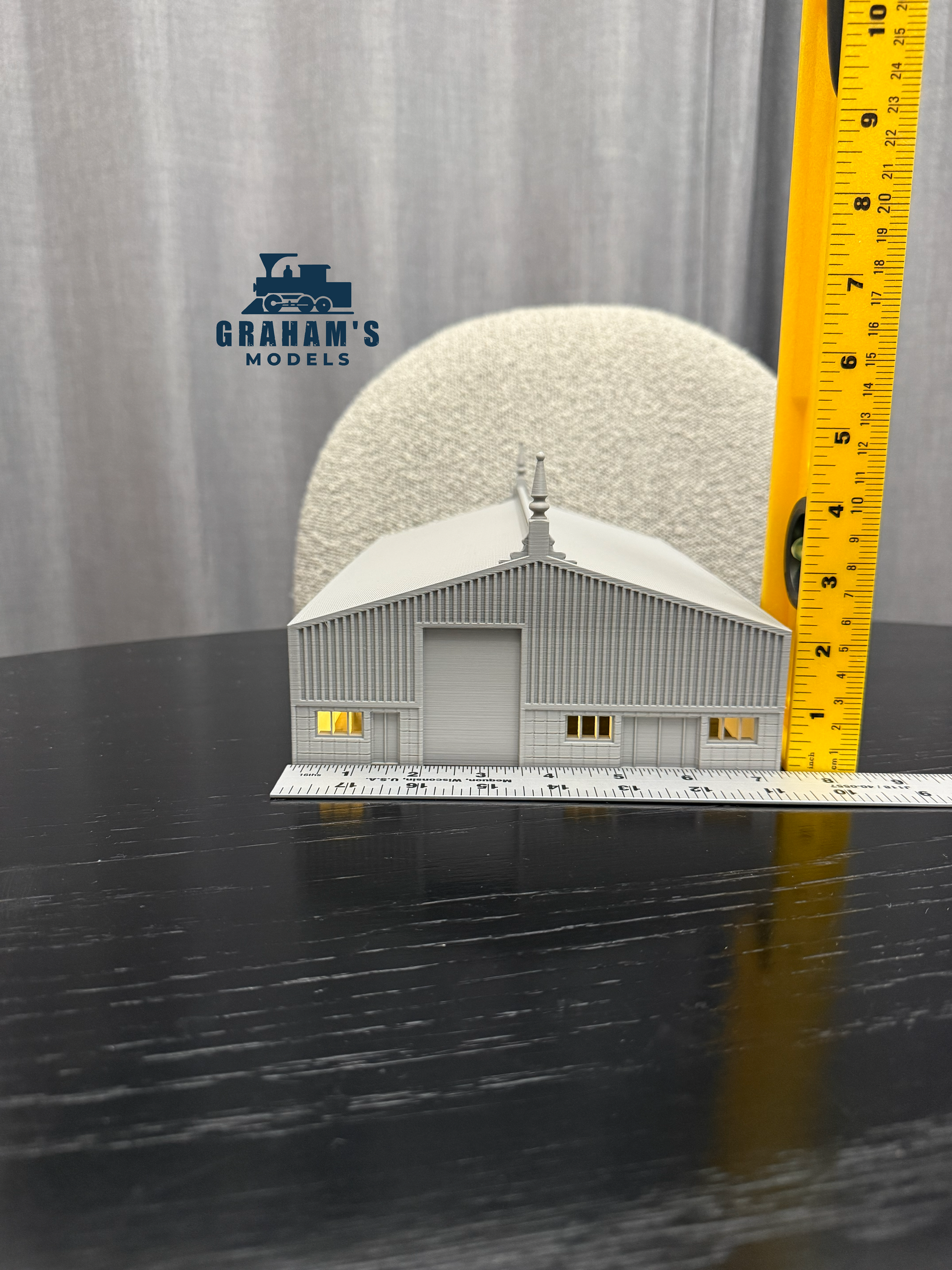 HO Scale Warehouse Factory Built Up - 1:87 Gauge - Preassembled - Graham’s Models