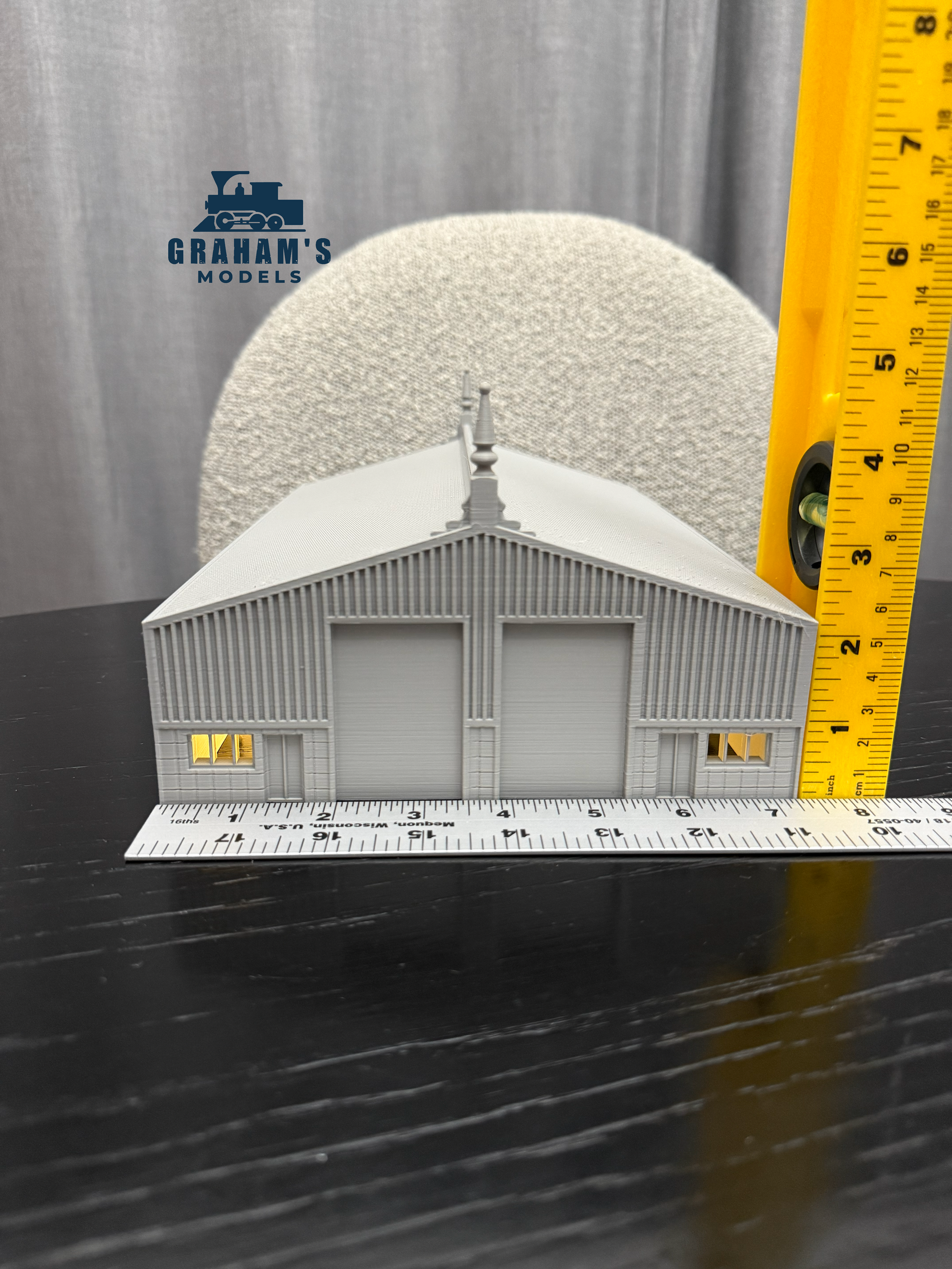 HO Scale Warehouse Factory Built Up - 1:87 Gauge - Preassembled - Graham’s Models