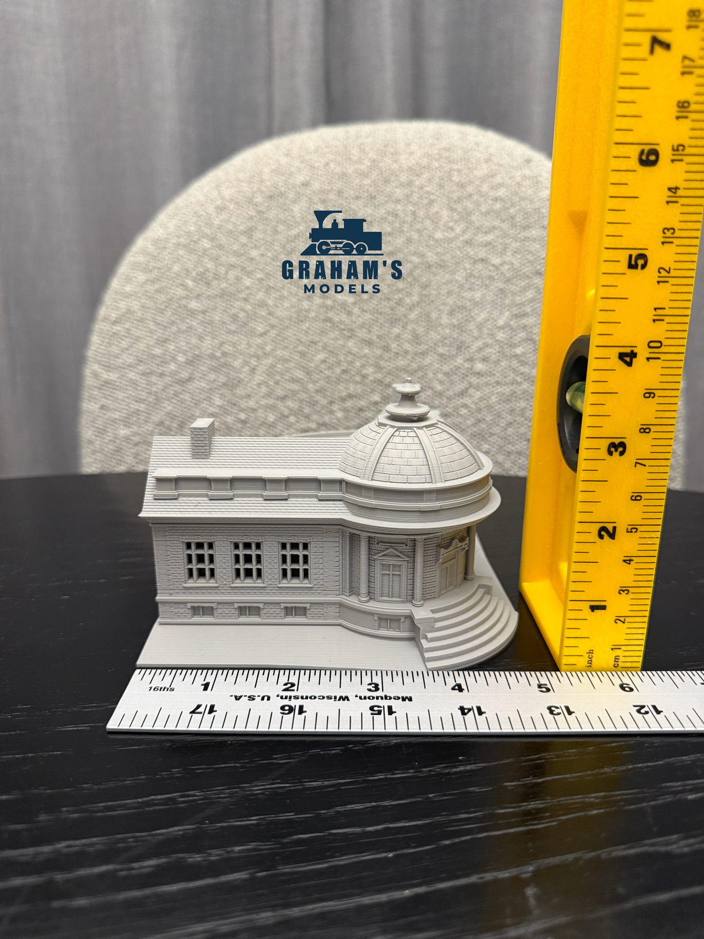 N Scale Library / City Hall - 1:160 Gauge - Preassembled & Built - Graham’s Models