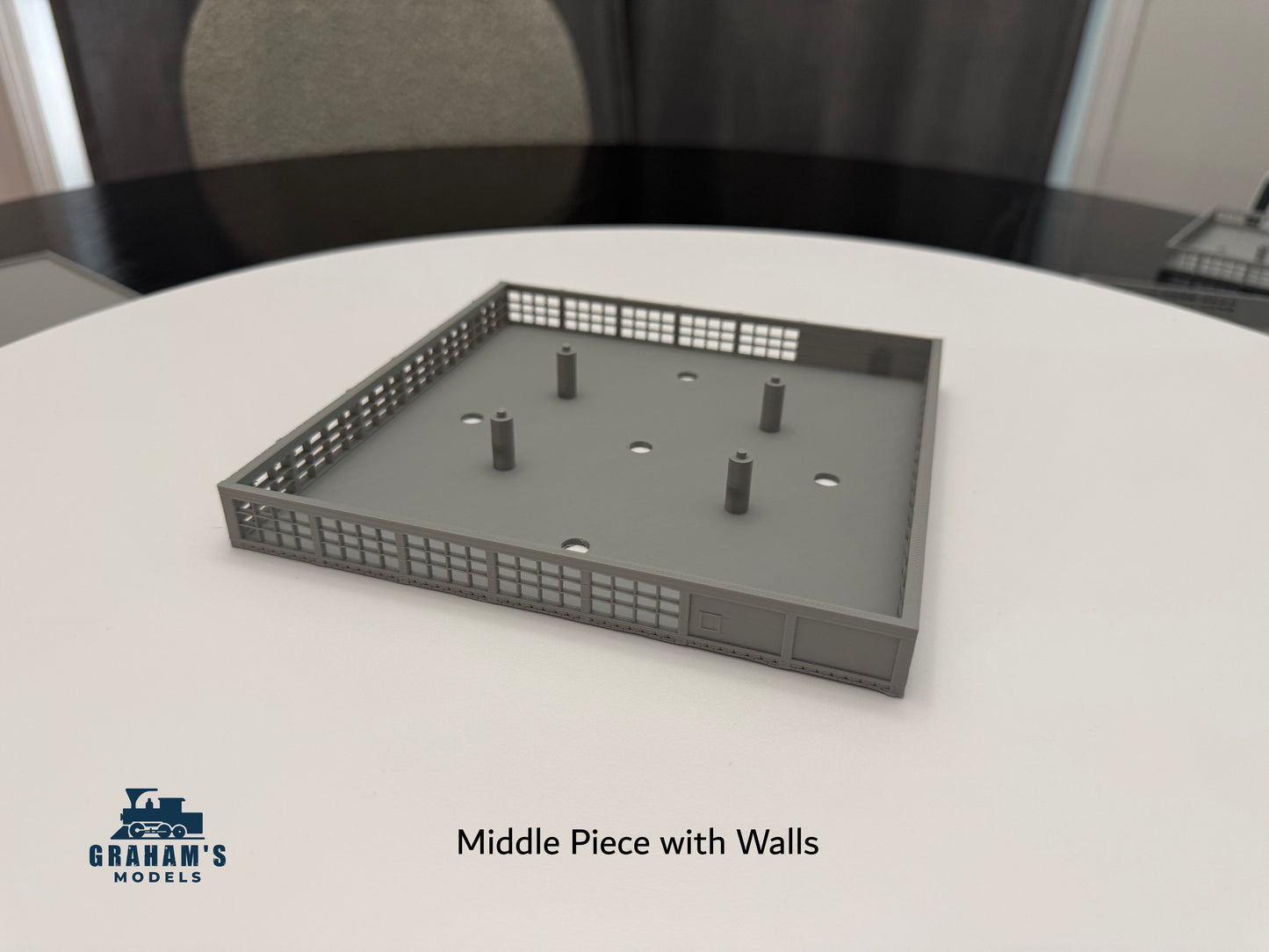 N Scale Modular Warehouse - Stackable Levels - Assembled - 1:160 Gaug
