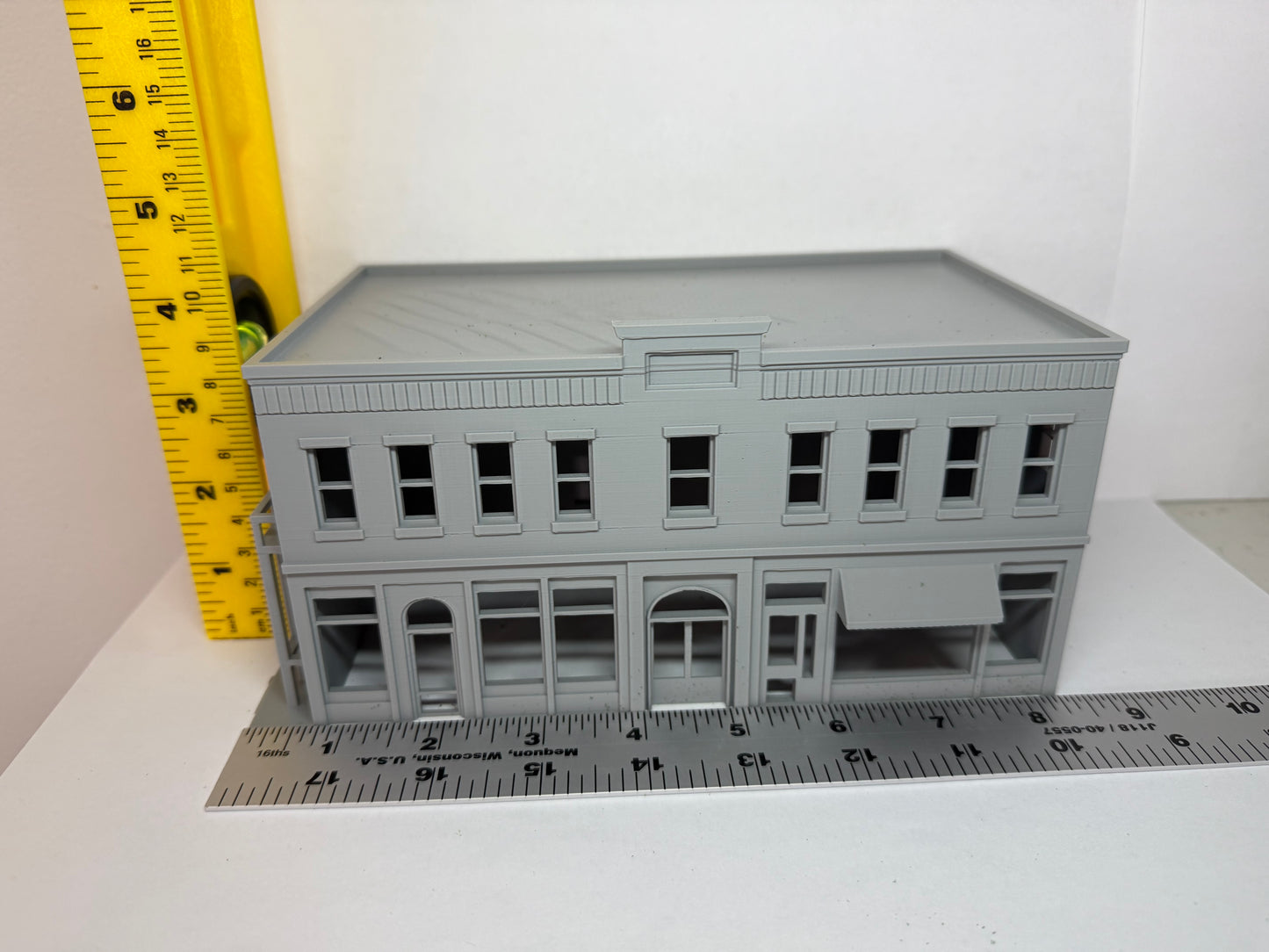 HO Scale Commercial Building 1:87 Gauge - Downtown Building - Built And Ready - Graham’s Models