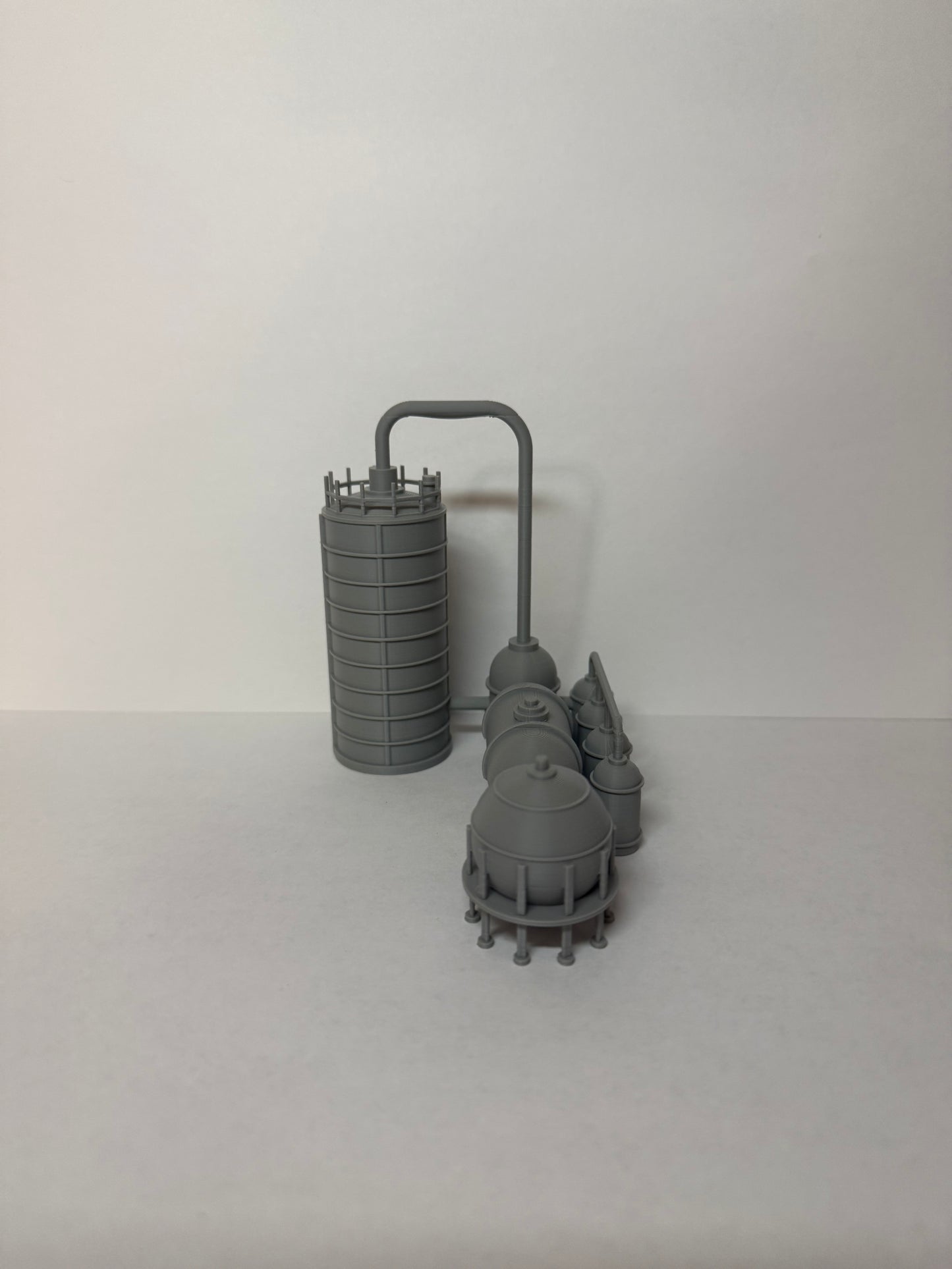 N Scale Fuel Storage / Chemical Factory / 1:160 Gauge/ No Assembly Required - Graham’s Models