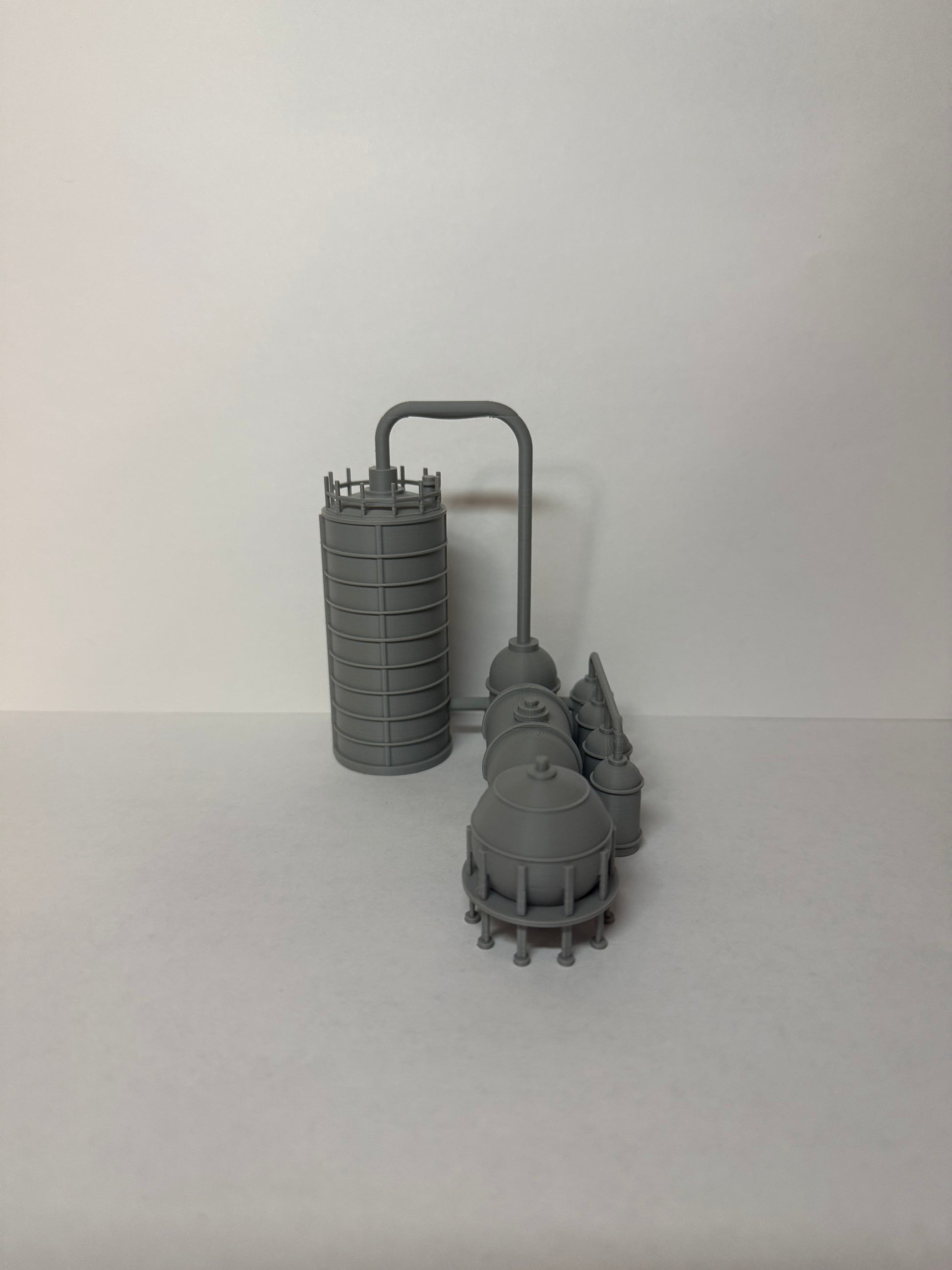 N Scale Fuel Storage / Chemical Factory / 1:160 Gauge/ No Assembly Required - Graham’s Models