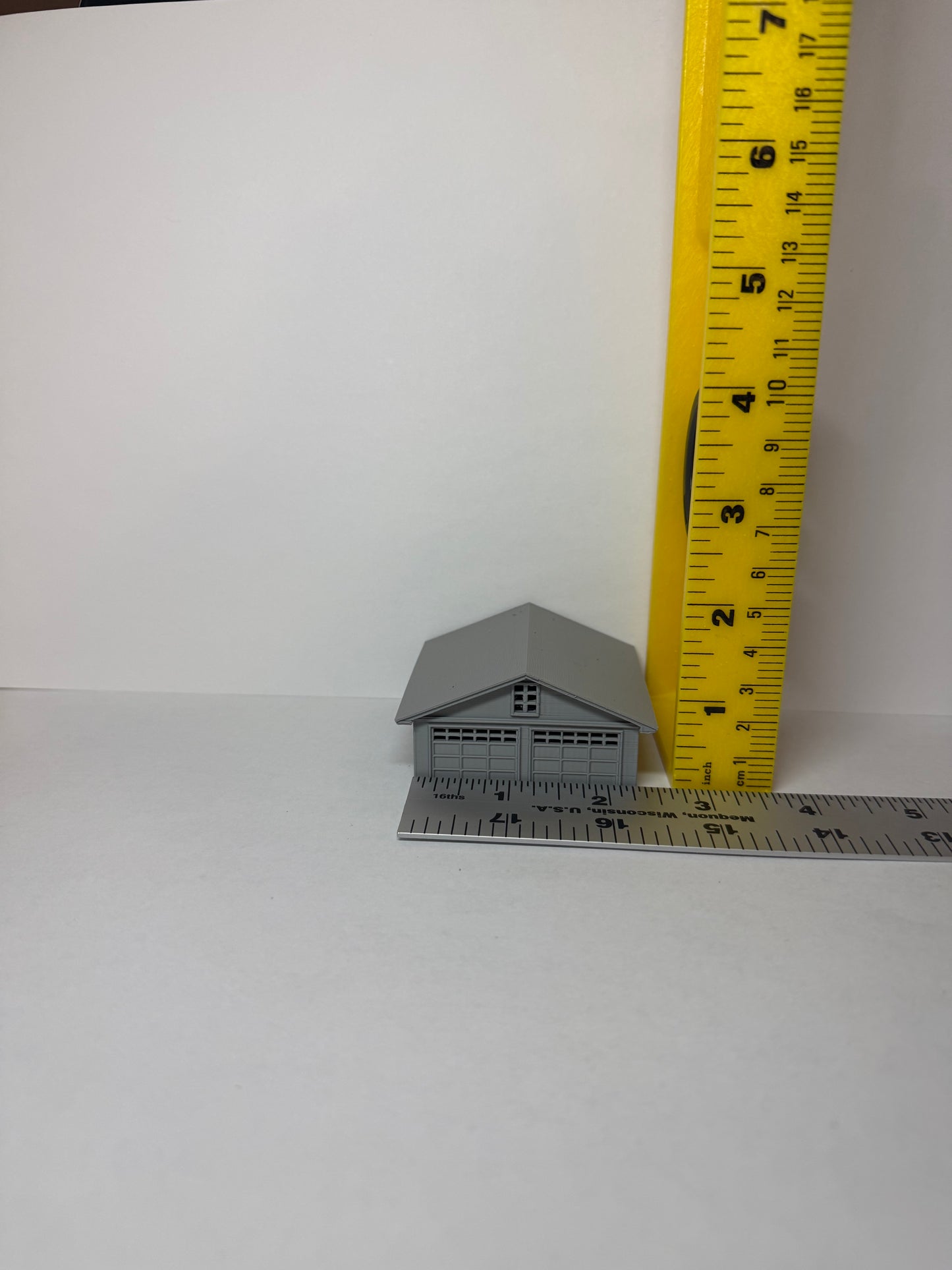 Detached 4 Car Garage (2 Pk) - N Scale - 1:160 Gauge - No Assembly Required - Graham’s Models